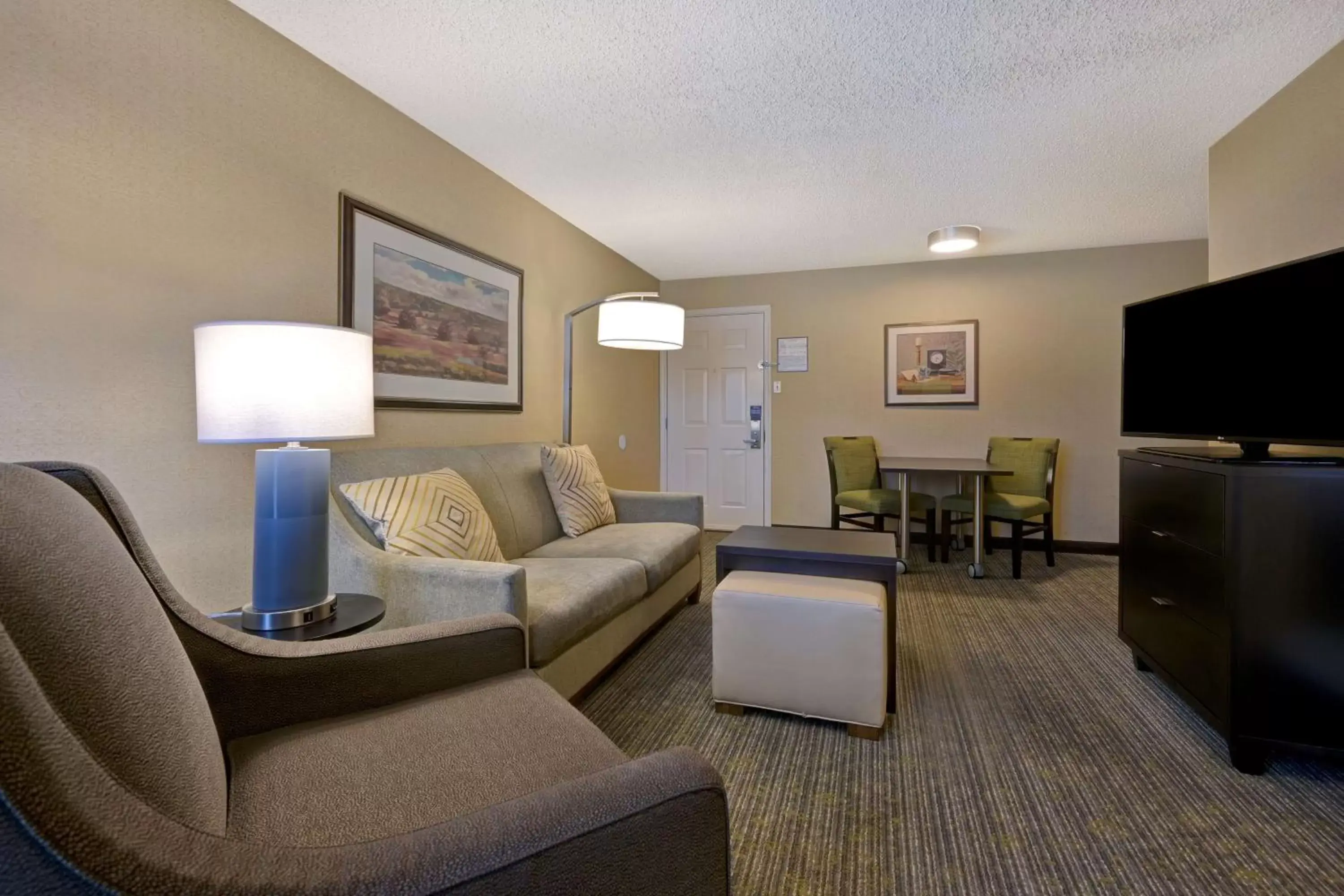 Living room, Seating Area in Homewood Suites by Hilton Boulder