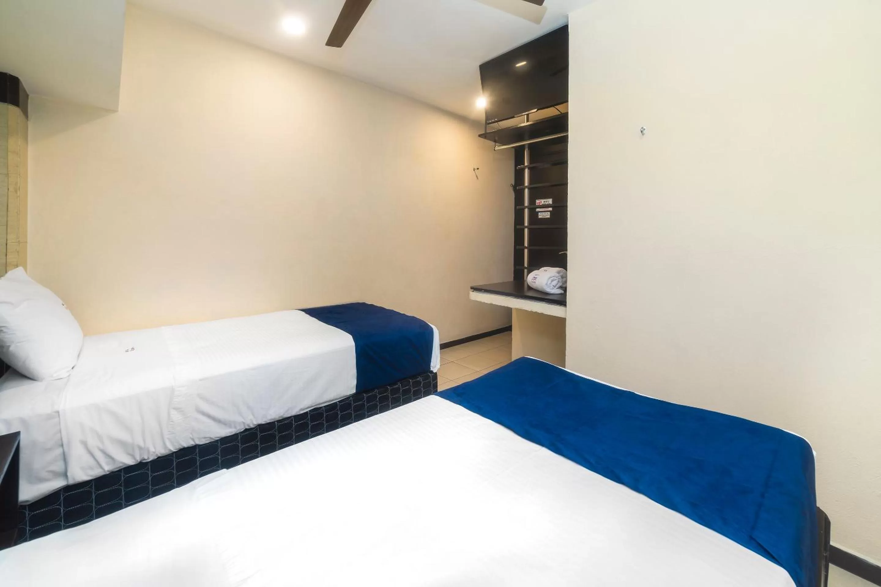 Bed in Hotel Kapu, Puebla