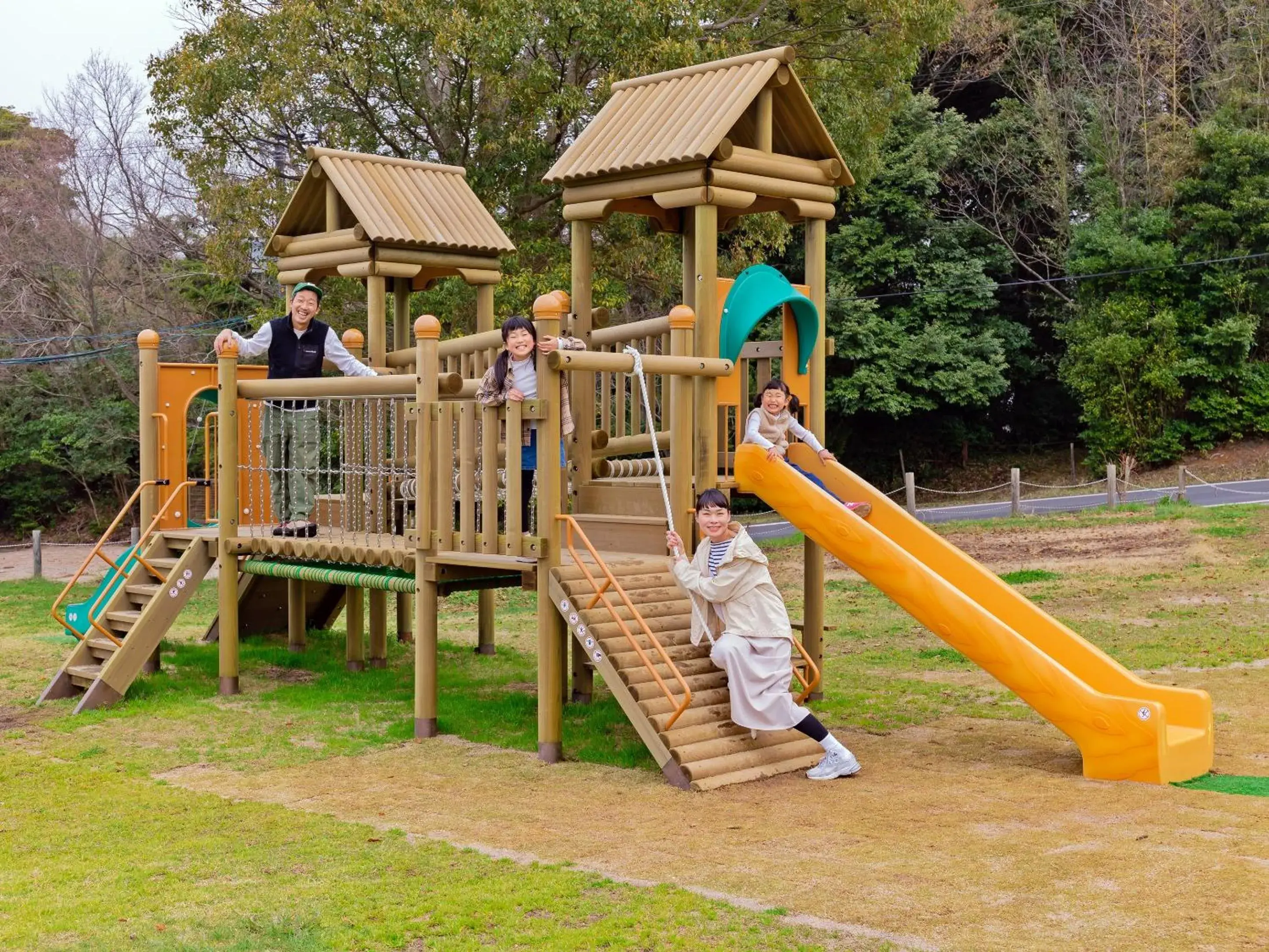 Children play ground, Children's Play Area in Matsue Forest Park