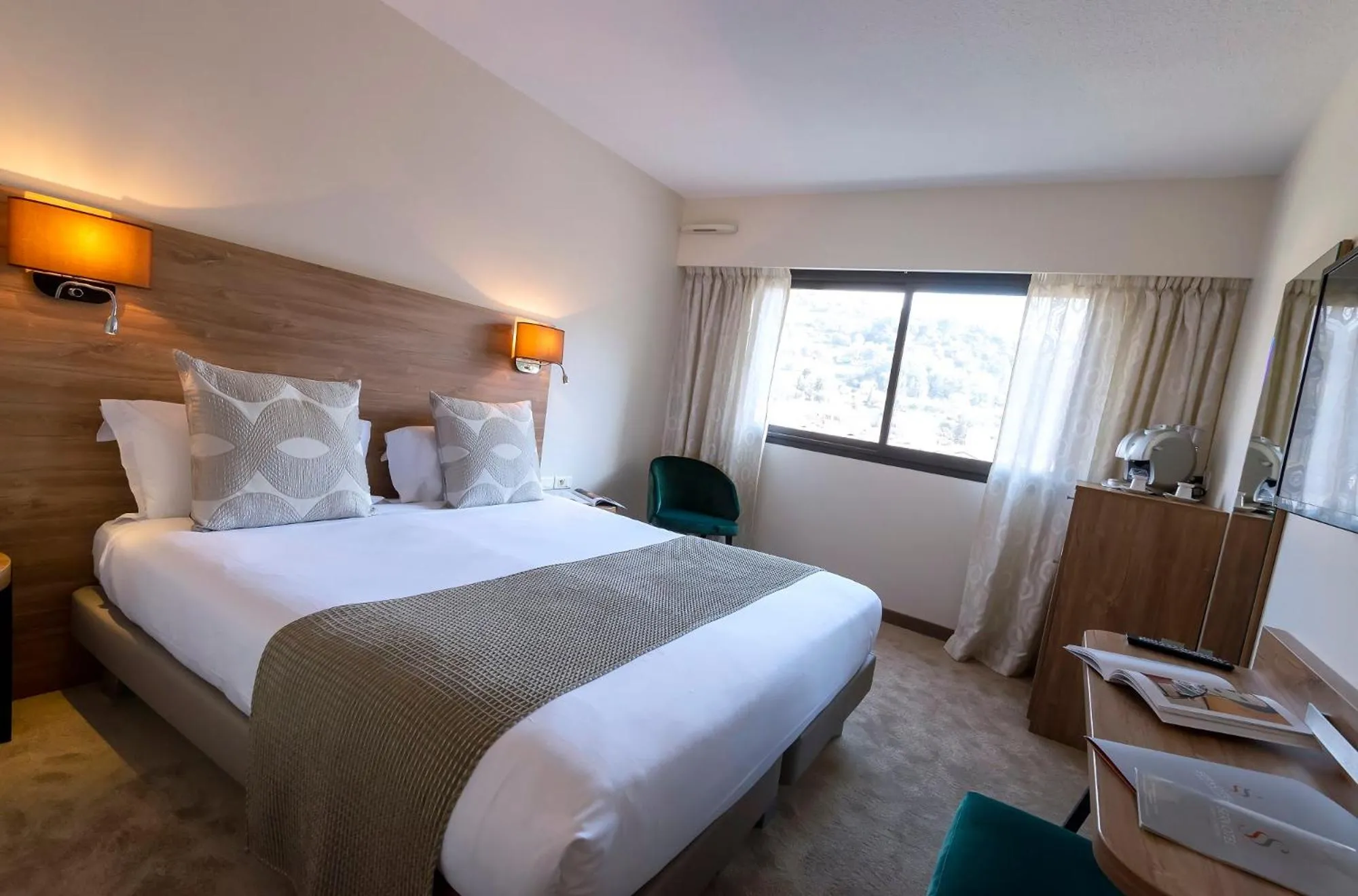 Bed in Servotel Saint-Vincent