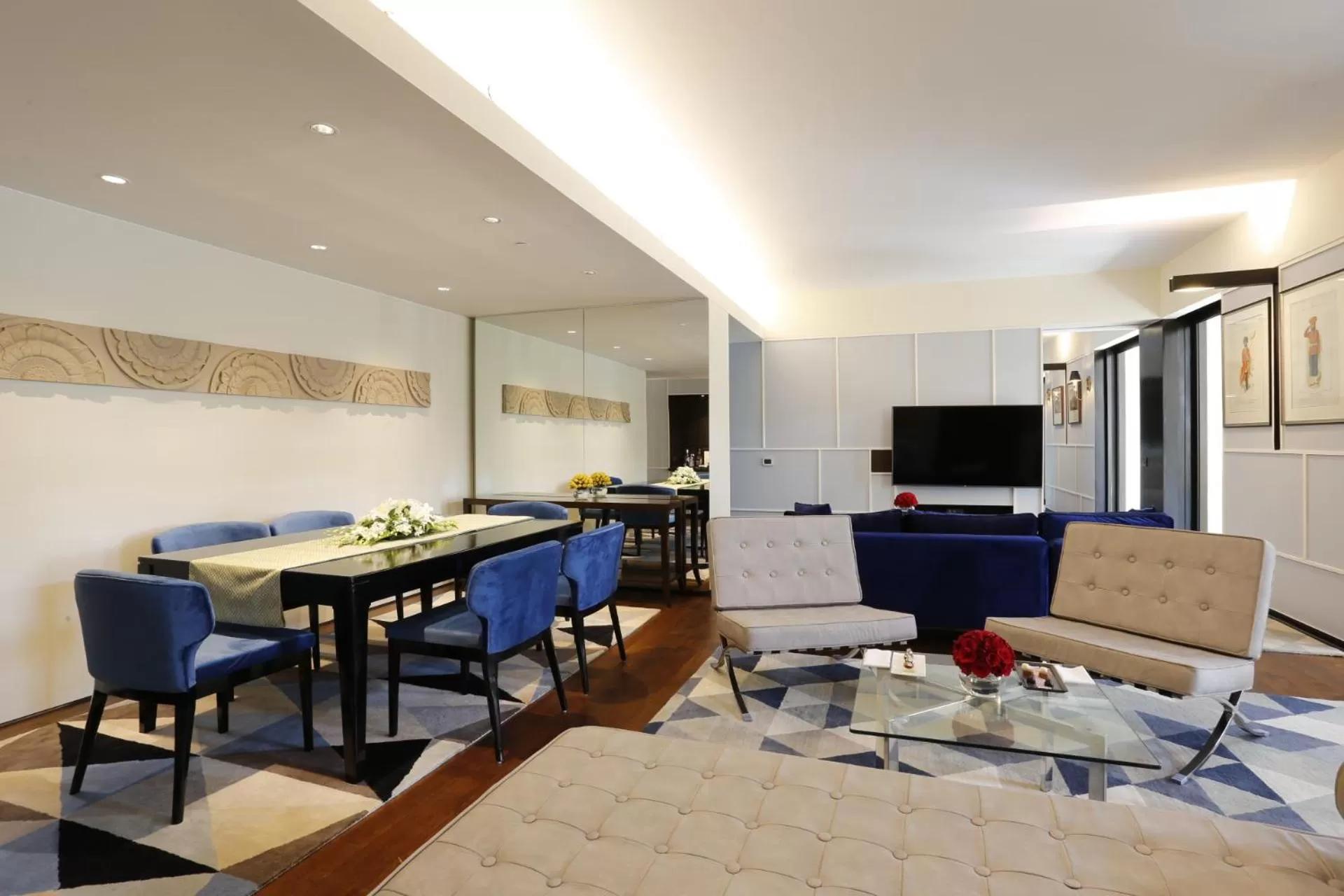 Living room in The Lodhi – A member of The Leading Hotels Of The World