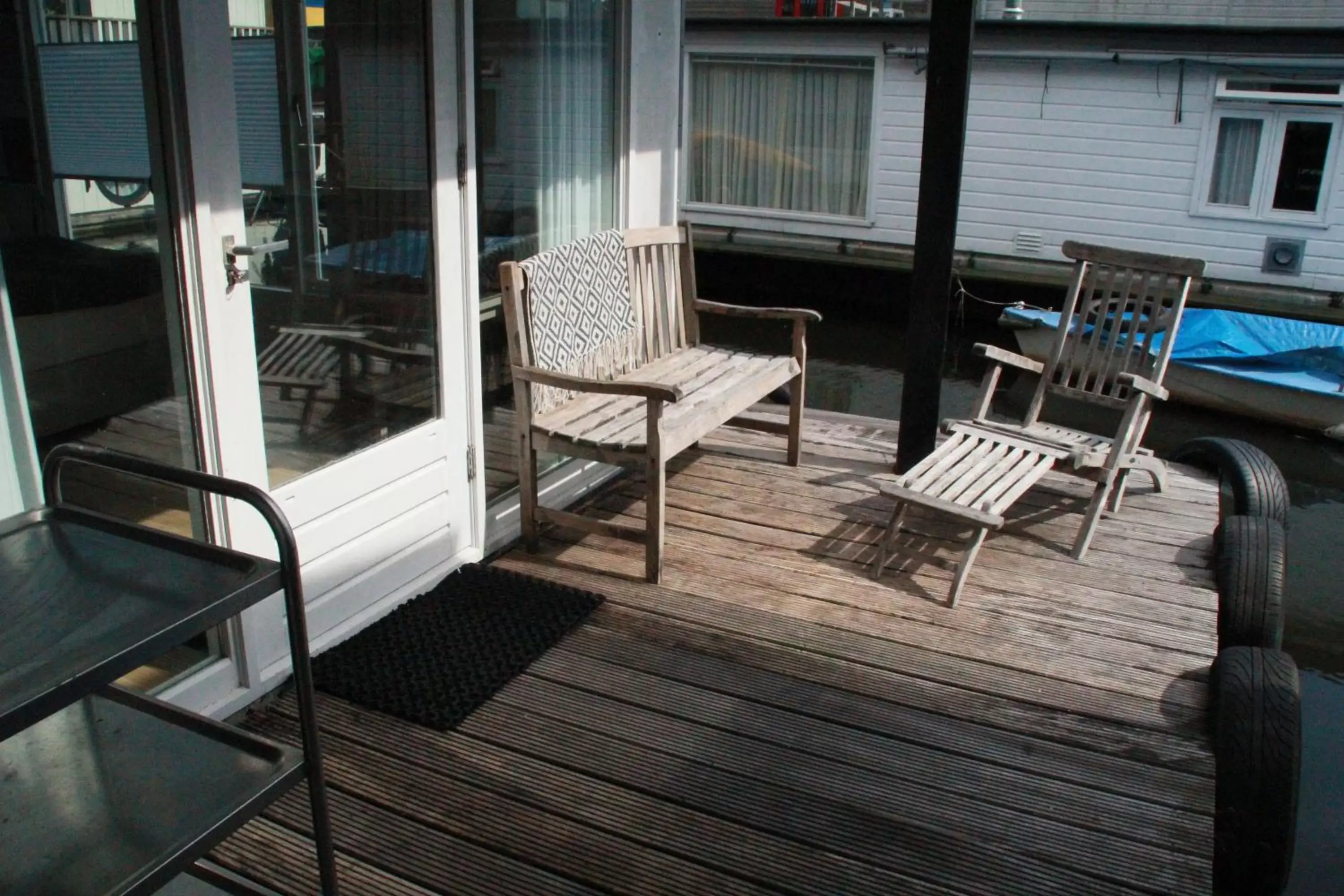 Balcony/Terrace in Houseboat Studio Sooki