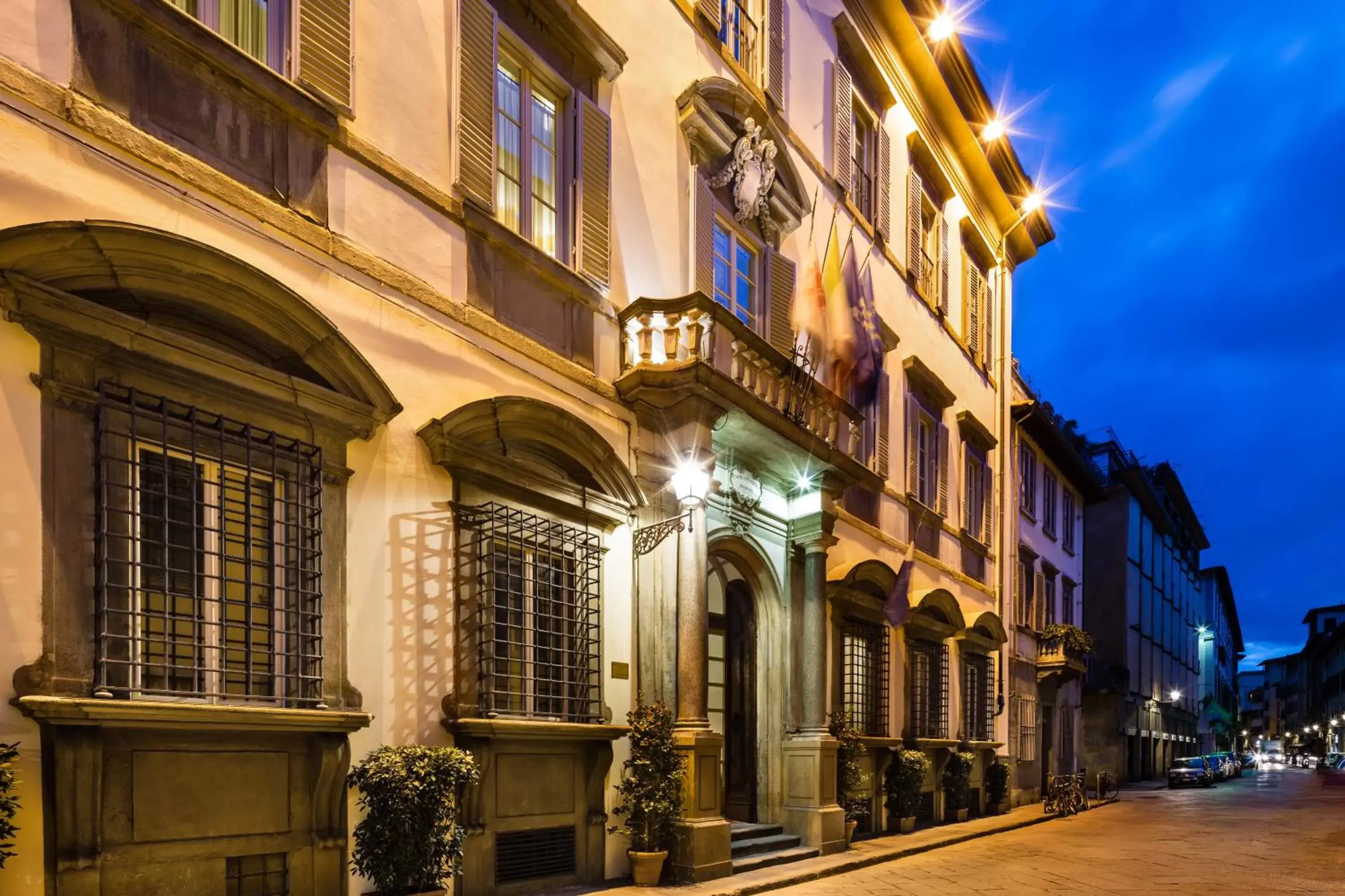 Facade/entrance in Relais Santa Croce, By Baglioni Hotels