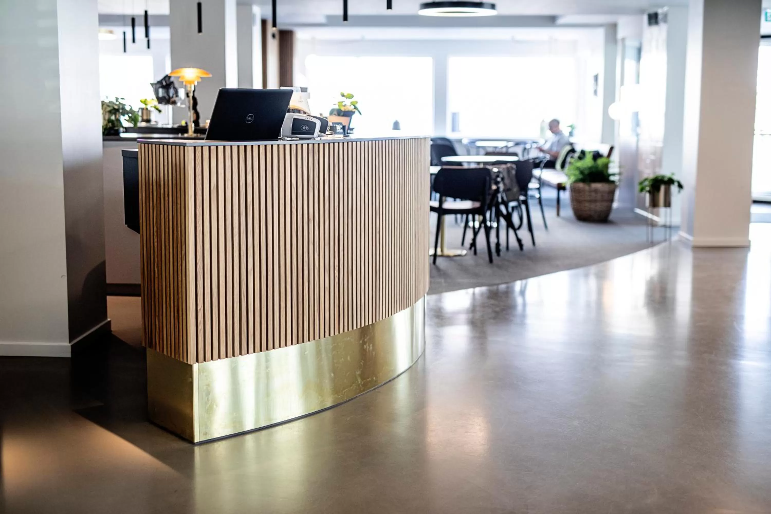 Lobby or reception in KOMPAS Hotel Aalborg