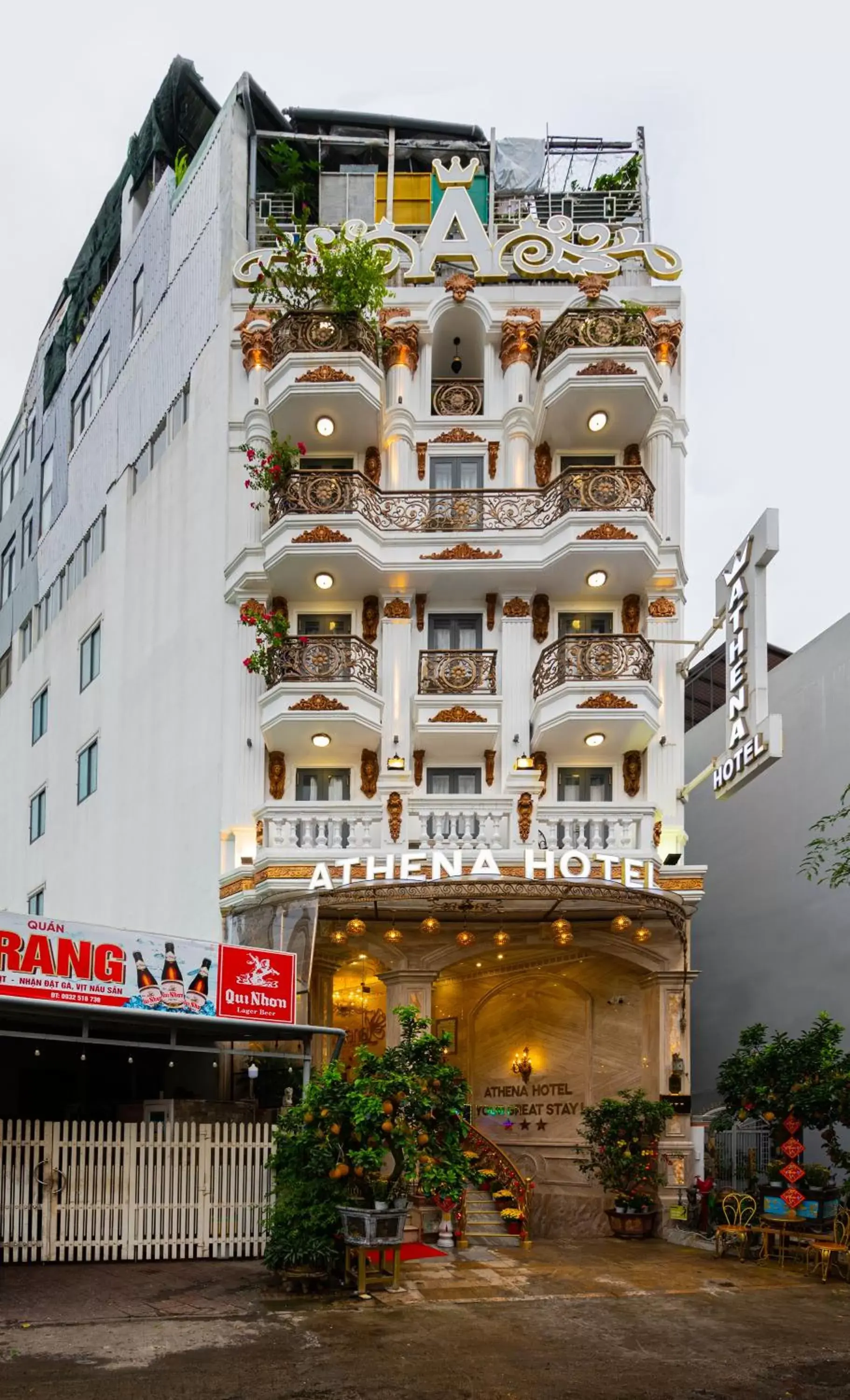 Property building in Athena Hotel Quy Nhơn Property building in Athena Hotel Quy Nhơn