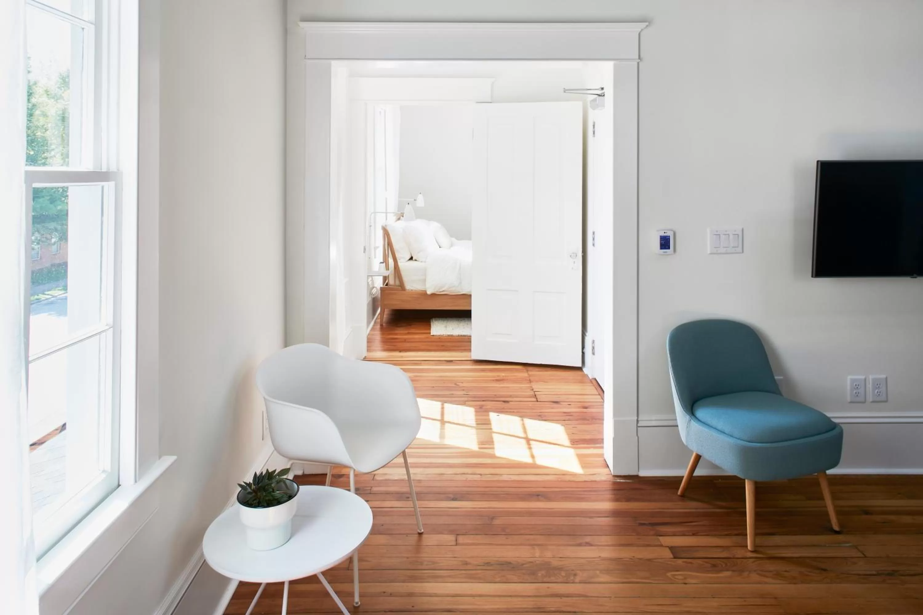 Seating Area in Guest House Raleigh