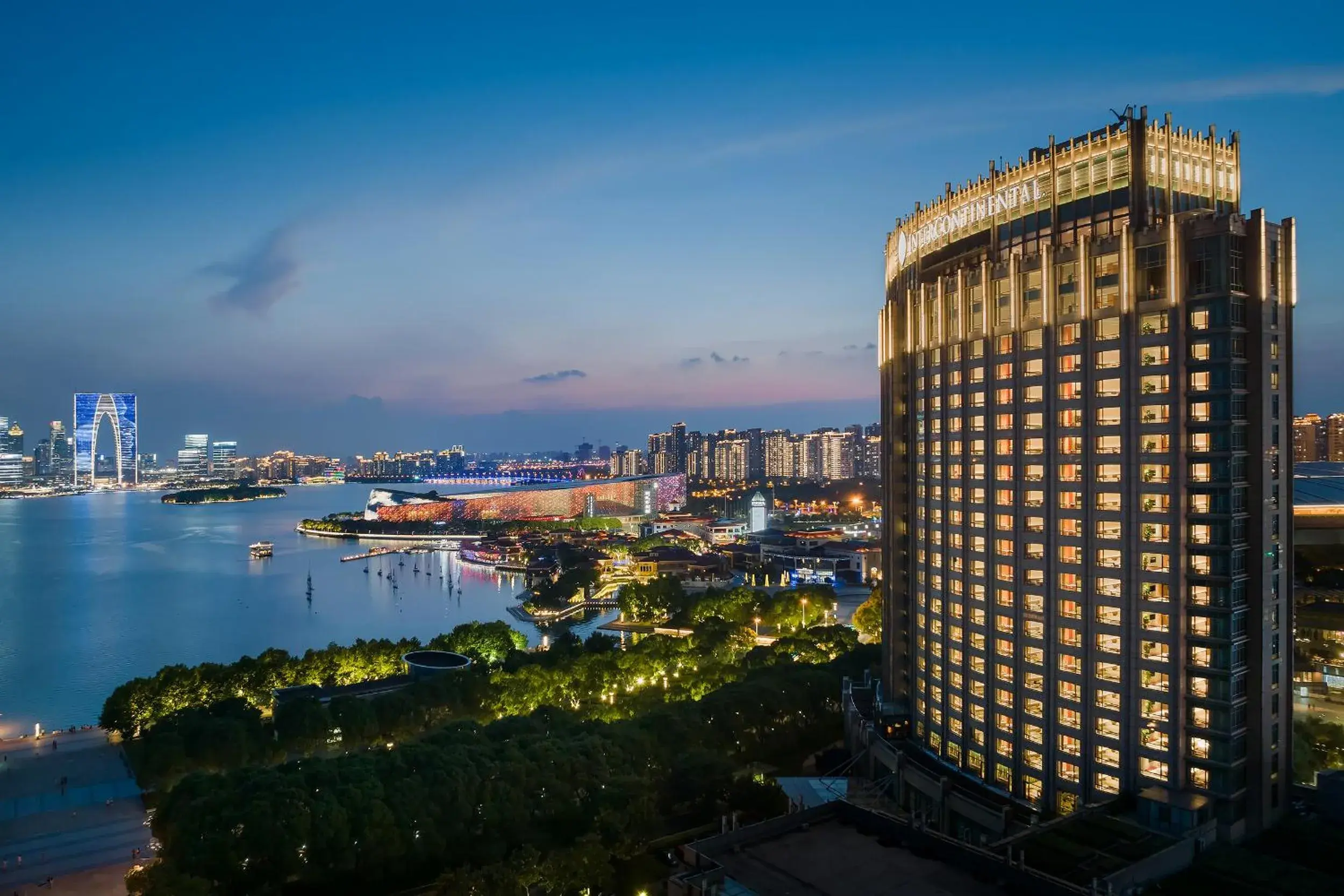 Property building in InterContinental Suzhou Hotel, an IHG Hotel