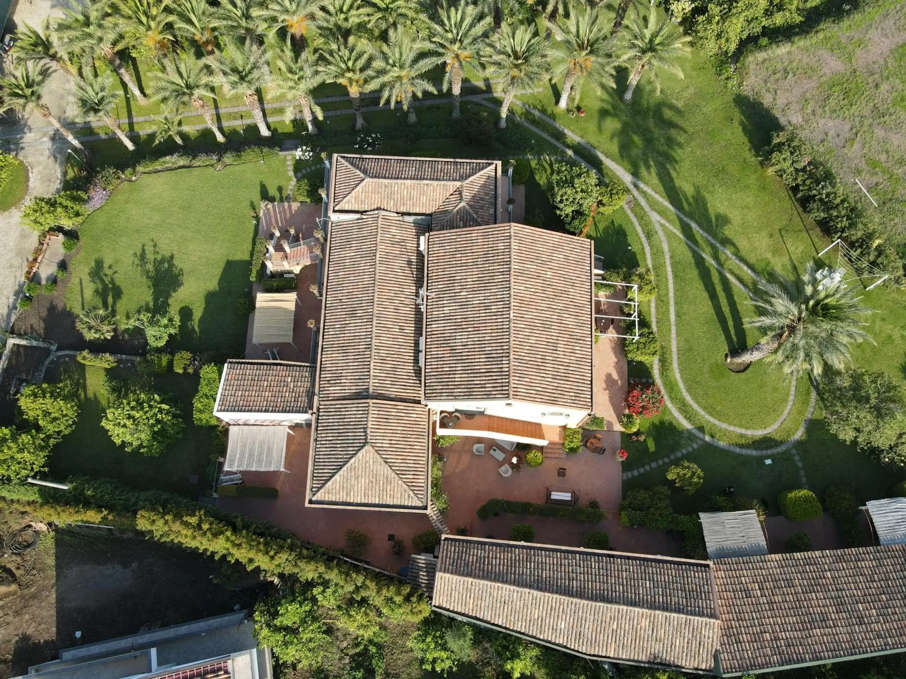 Property building, Bird's-eye View in Torre Archirafi Resort