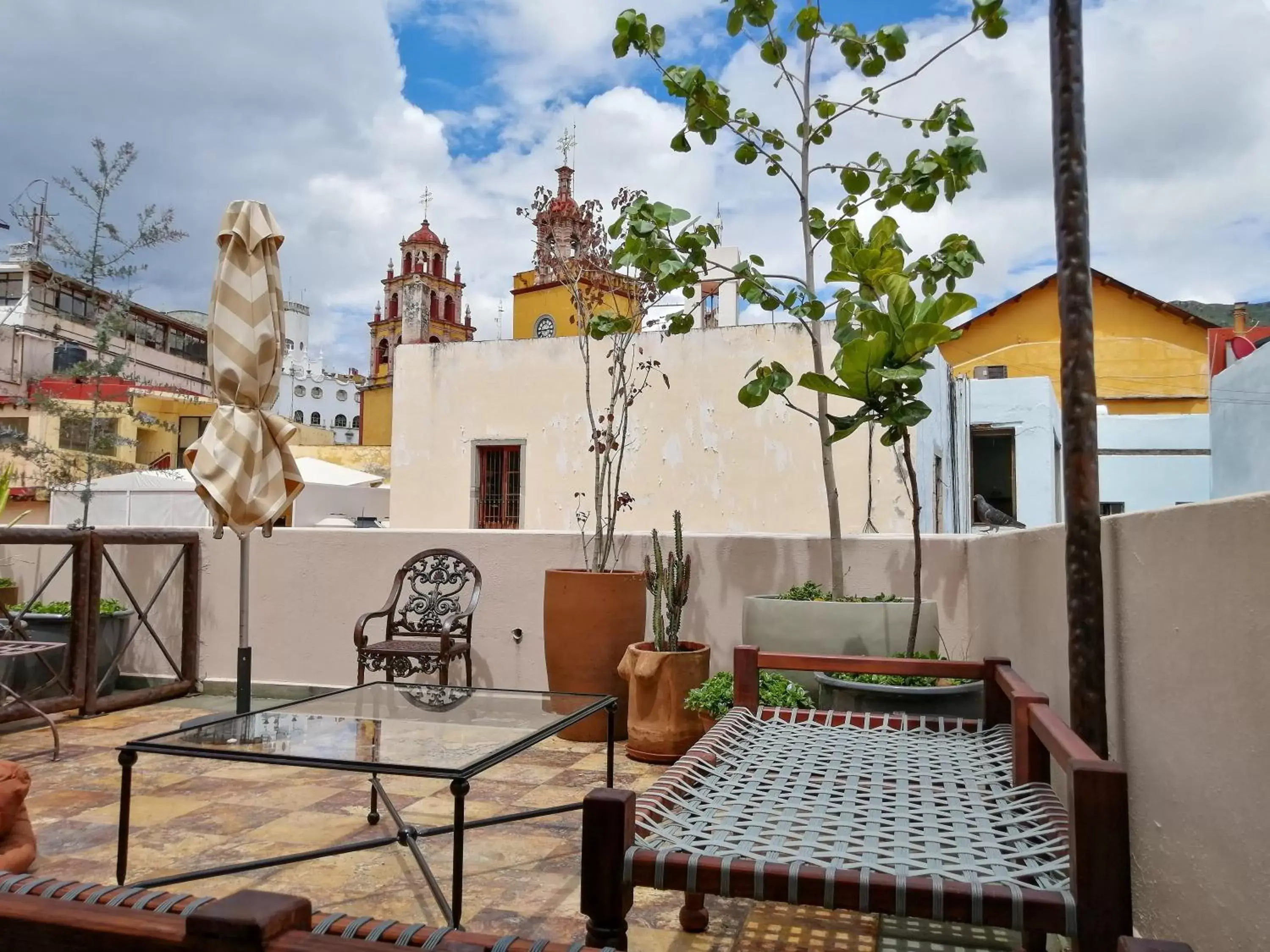 Balcony/Terrace in Casona Alonso 10- Hotelito Mexicano