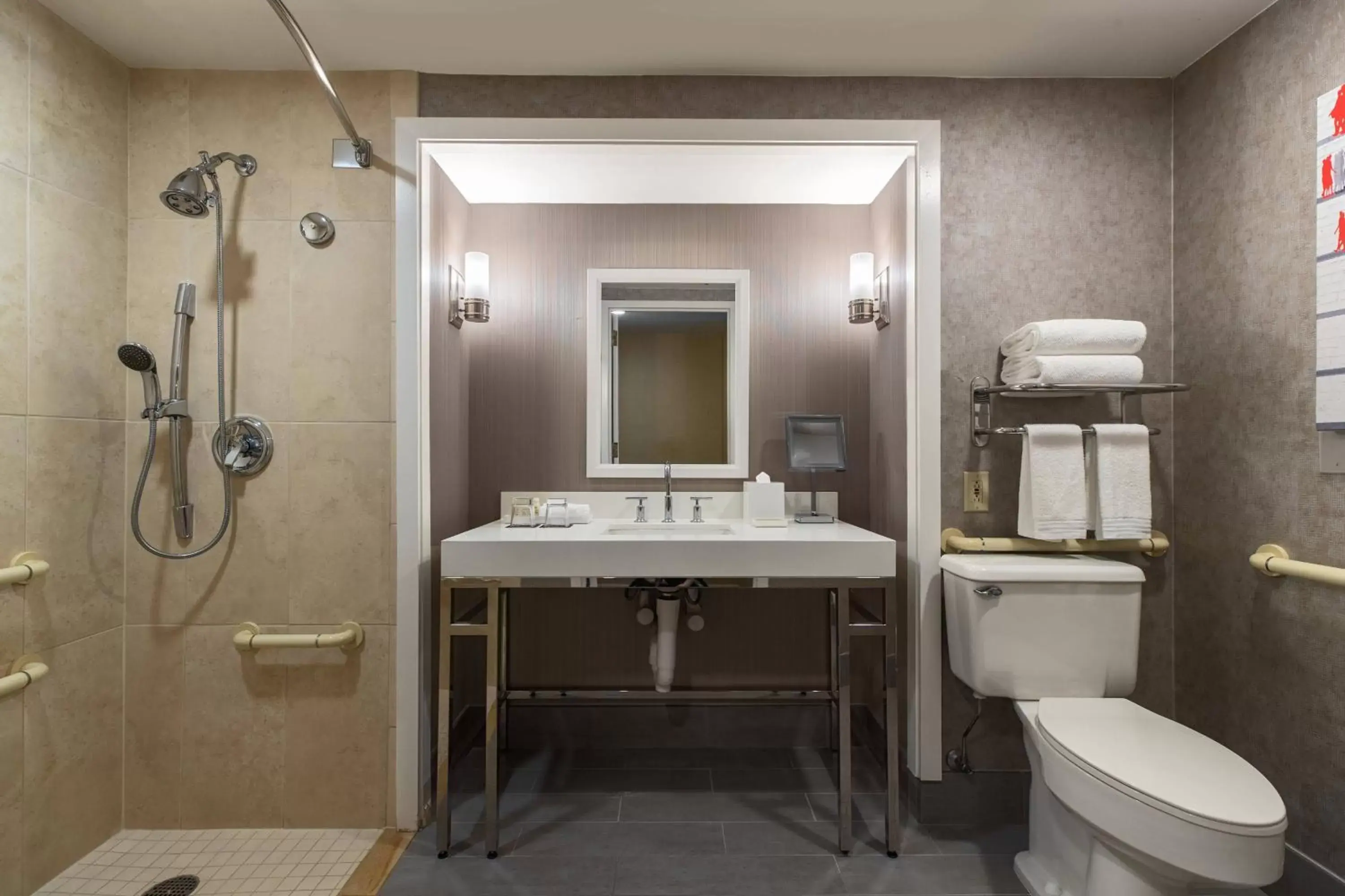 Bathroom in Renaissance Chicago Downtown Hotel