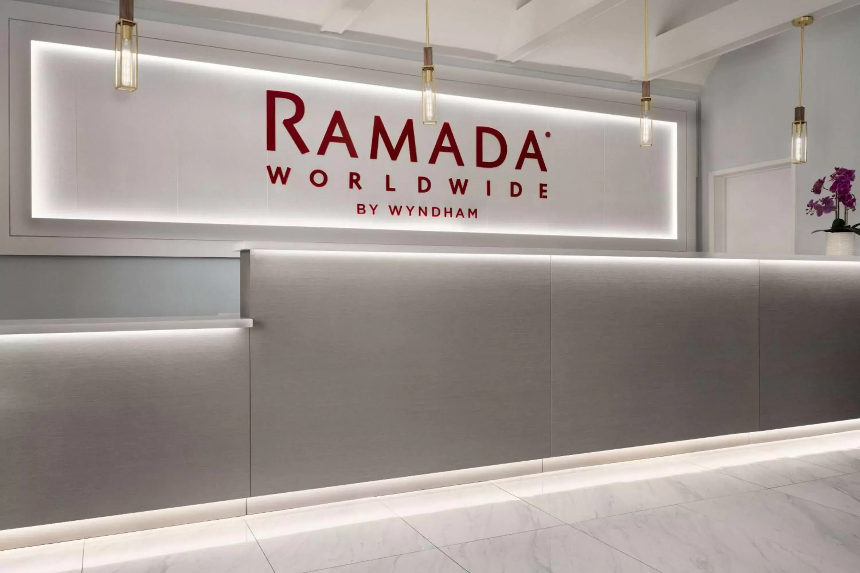 Lobby or reception in Ramada by Wyndham Anaheim Convention Center