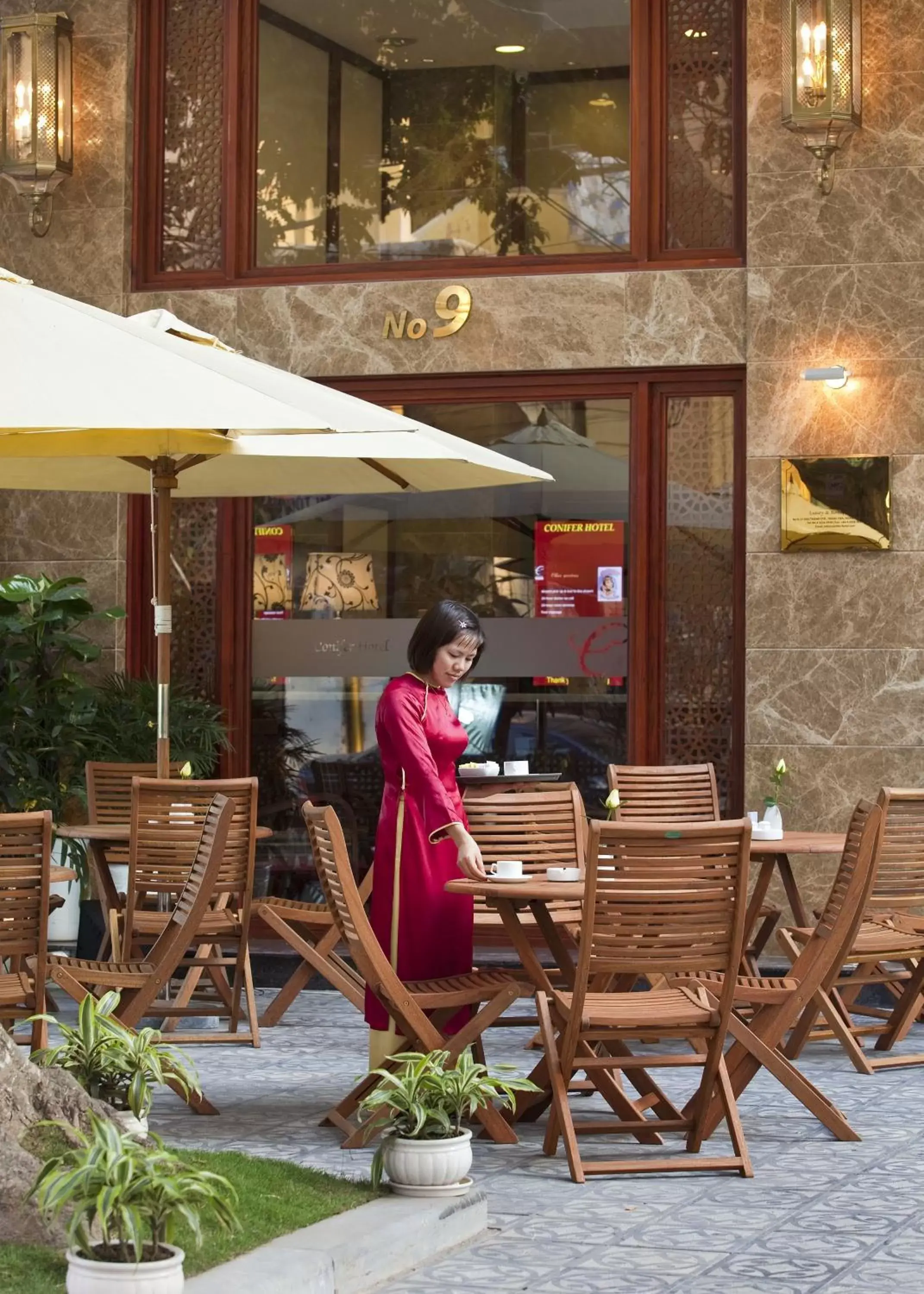 Balcony/Terrace in Conifer Boutique Hotel