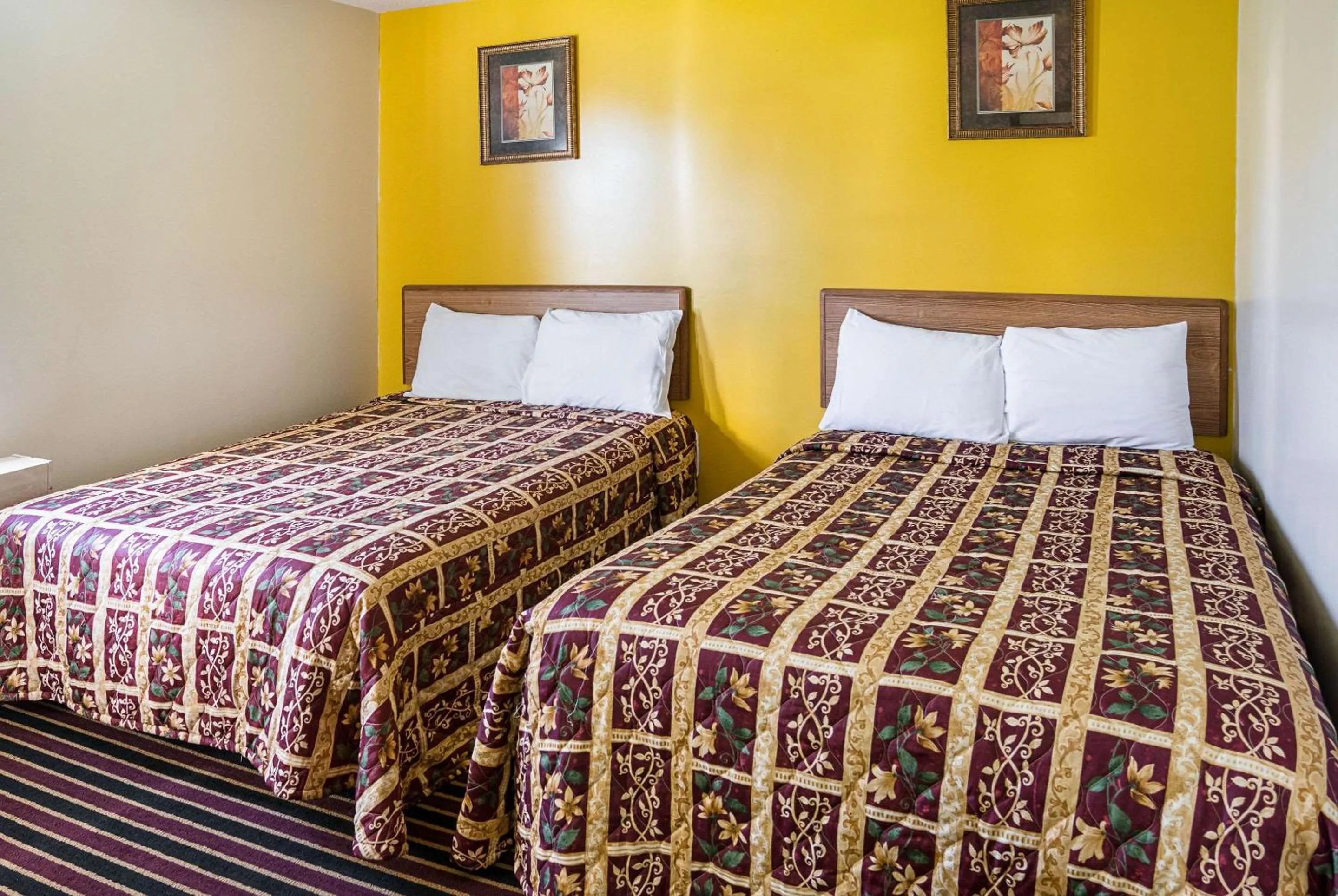 Photo of the whole room, Bed in Rodeway Inn & Suites
