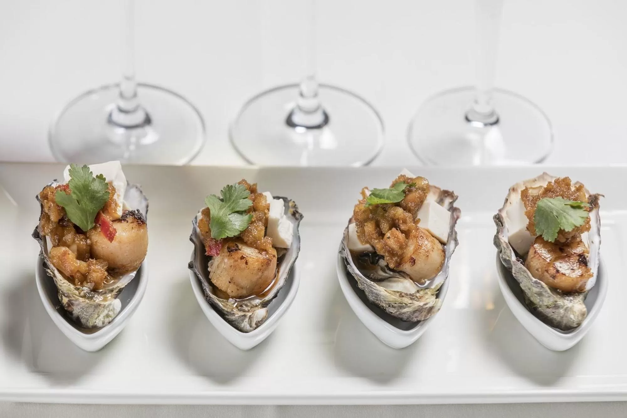 Food close-up in The Carrington Hotel