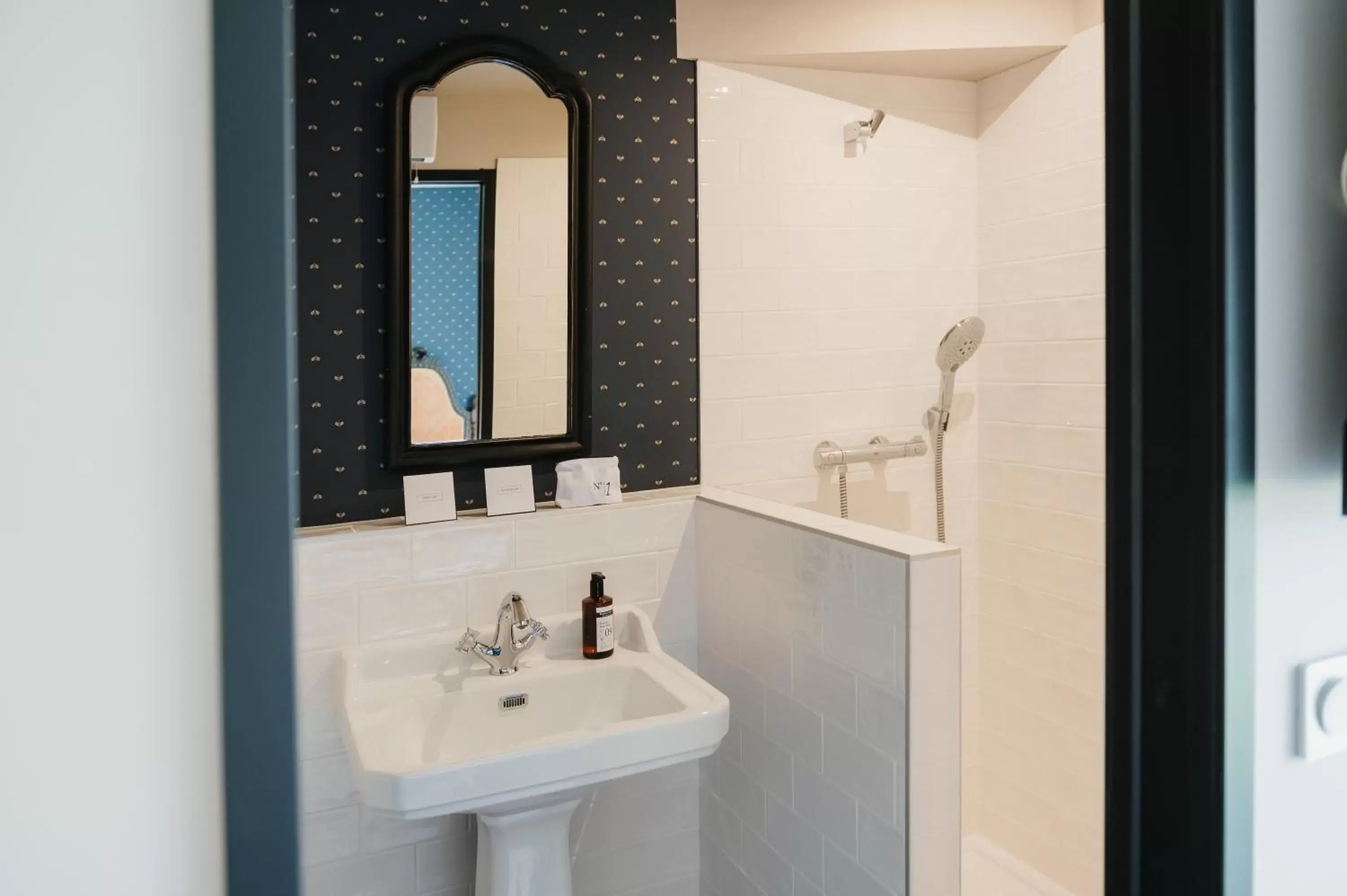 Bathroom in Hotel la Robeyere; BW Signature Collection