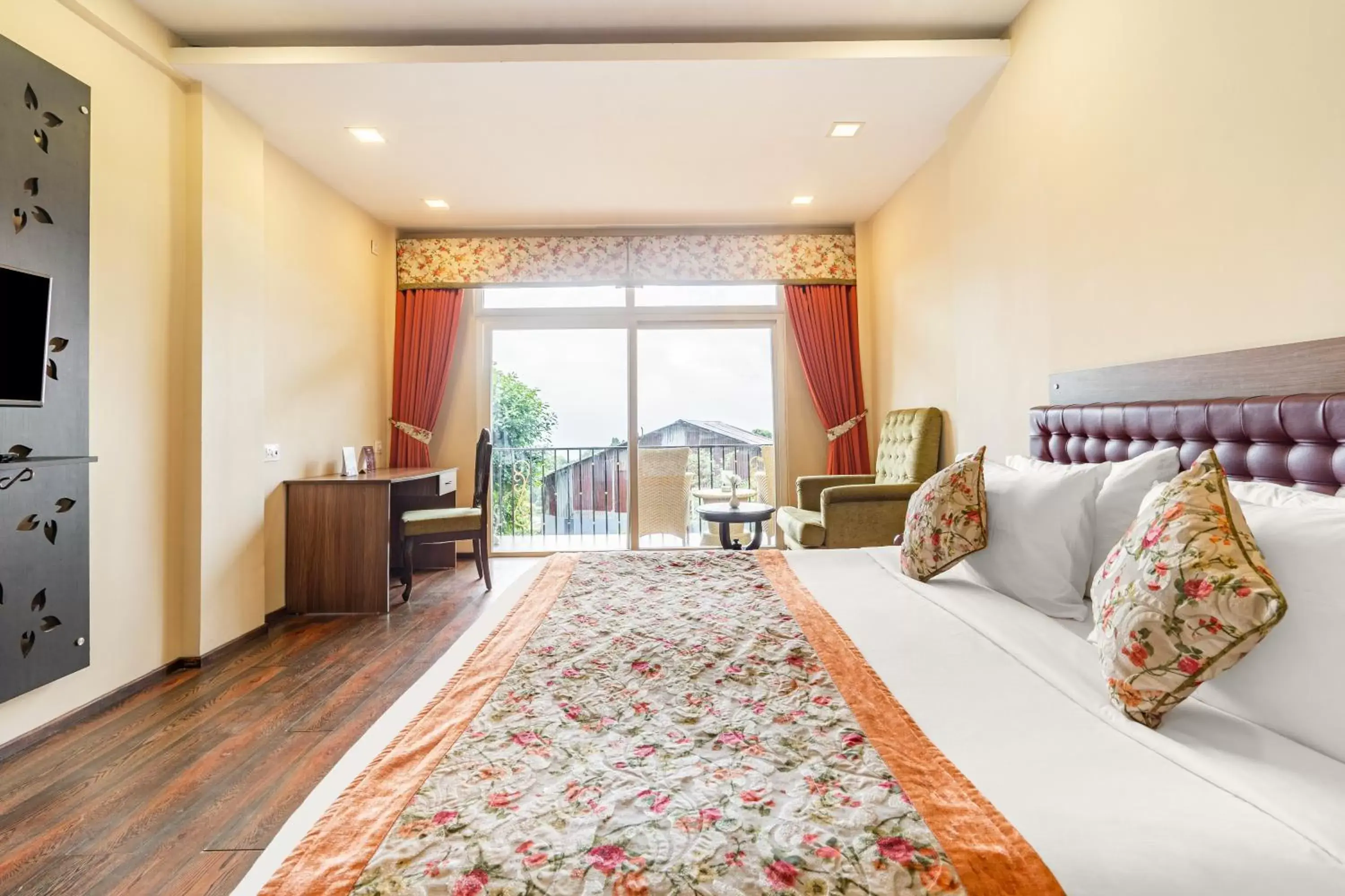 Bed in Summit Barsana Resort & Spa Bed in Summit Barsana Resort & Spa