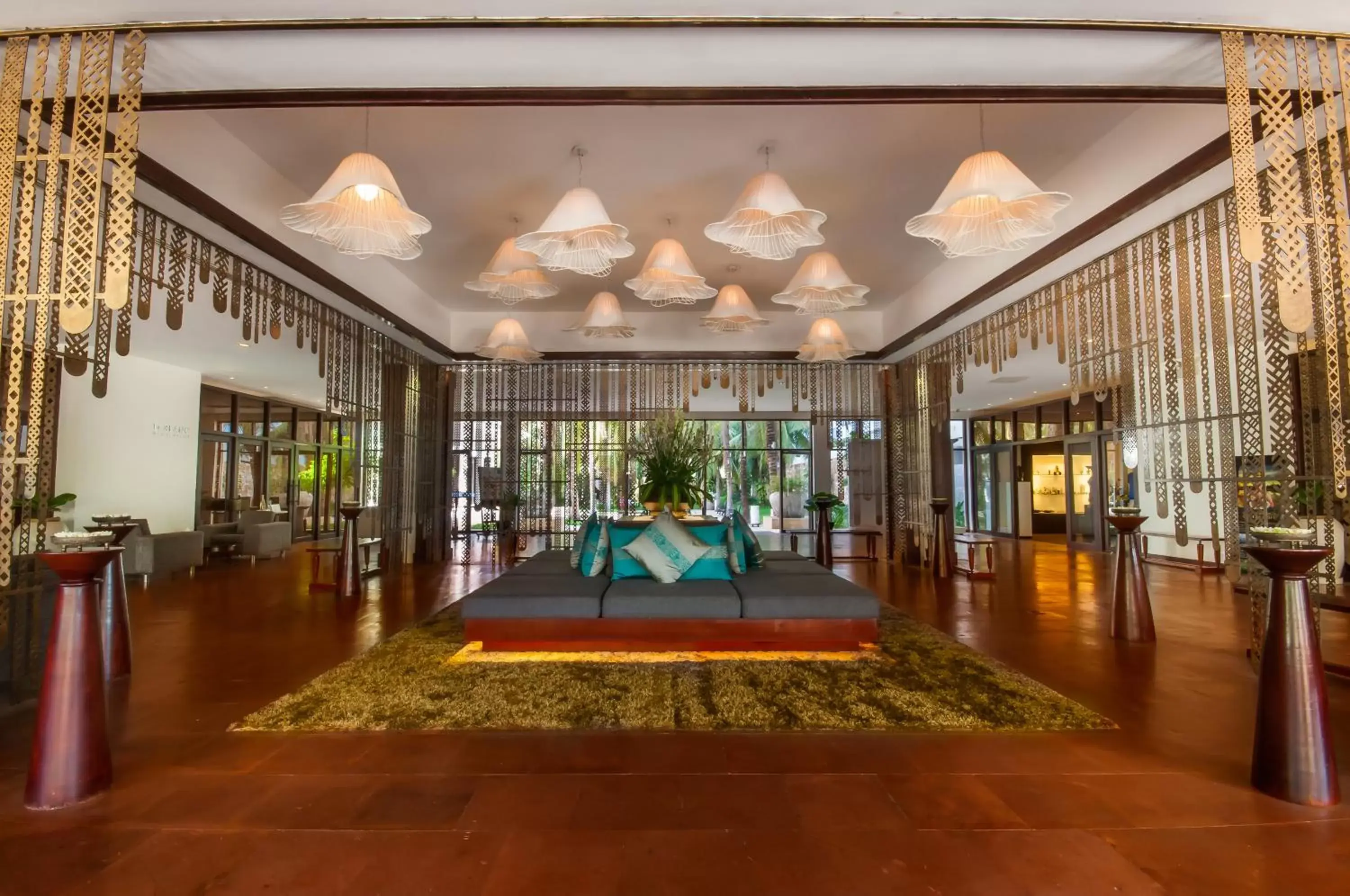 Lobby or reception in Lotus Blanc Resort Lobby or reception in Lotus Blanc Resort
