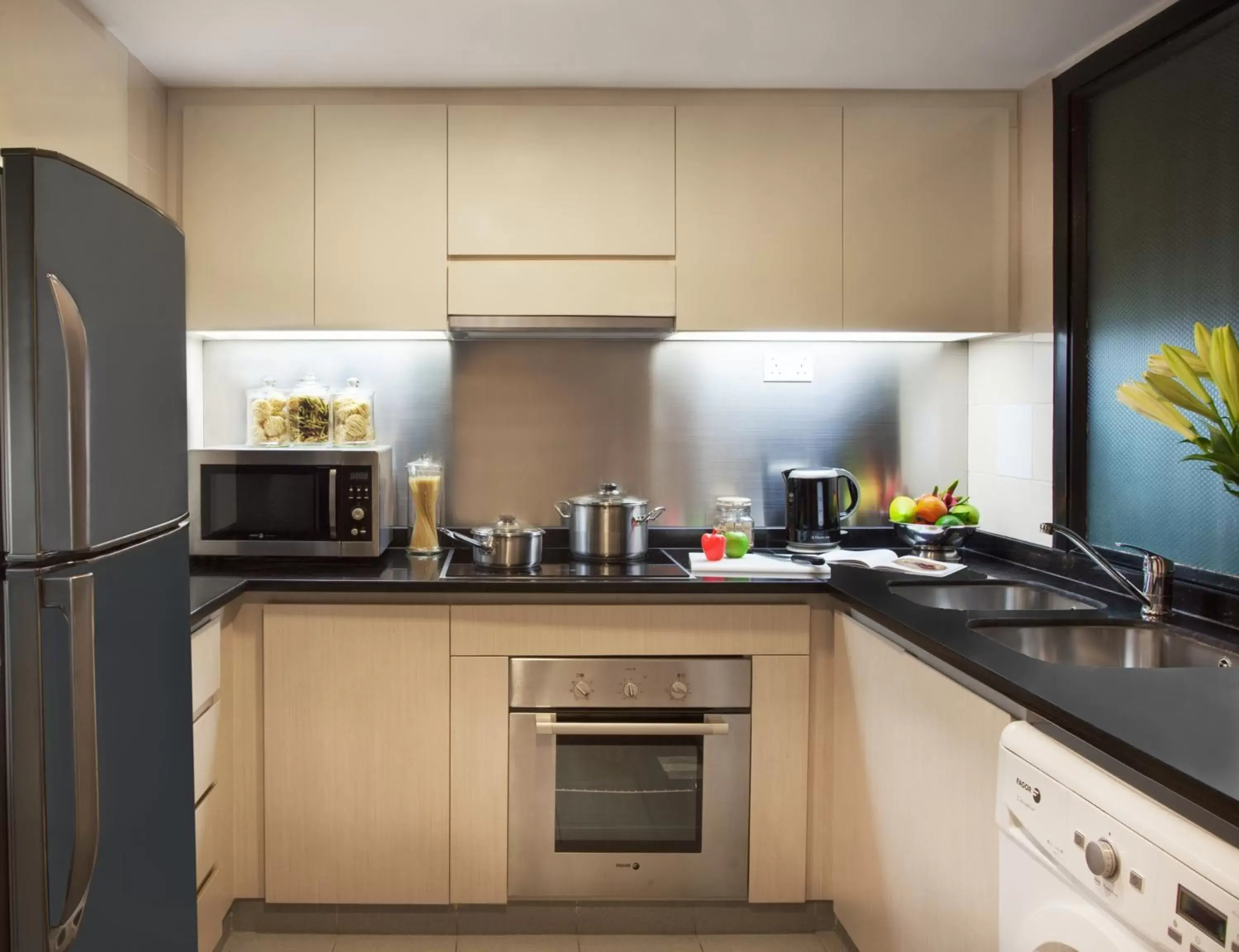 Kitchen or kitchenette, Kitchen/Kitchenette in Somerset Grand Hanoi Serviced Residences