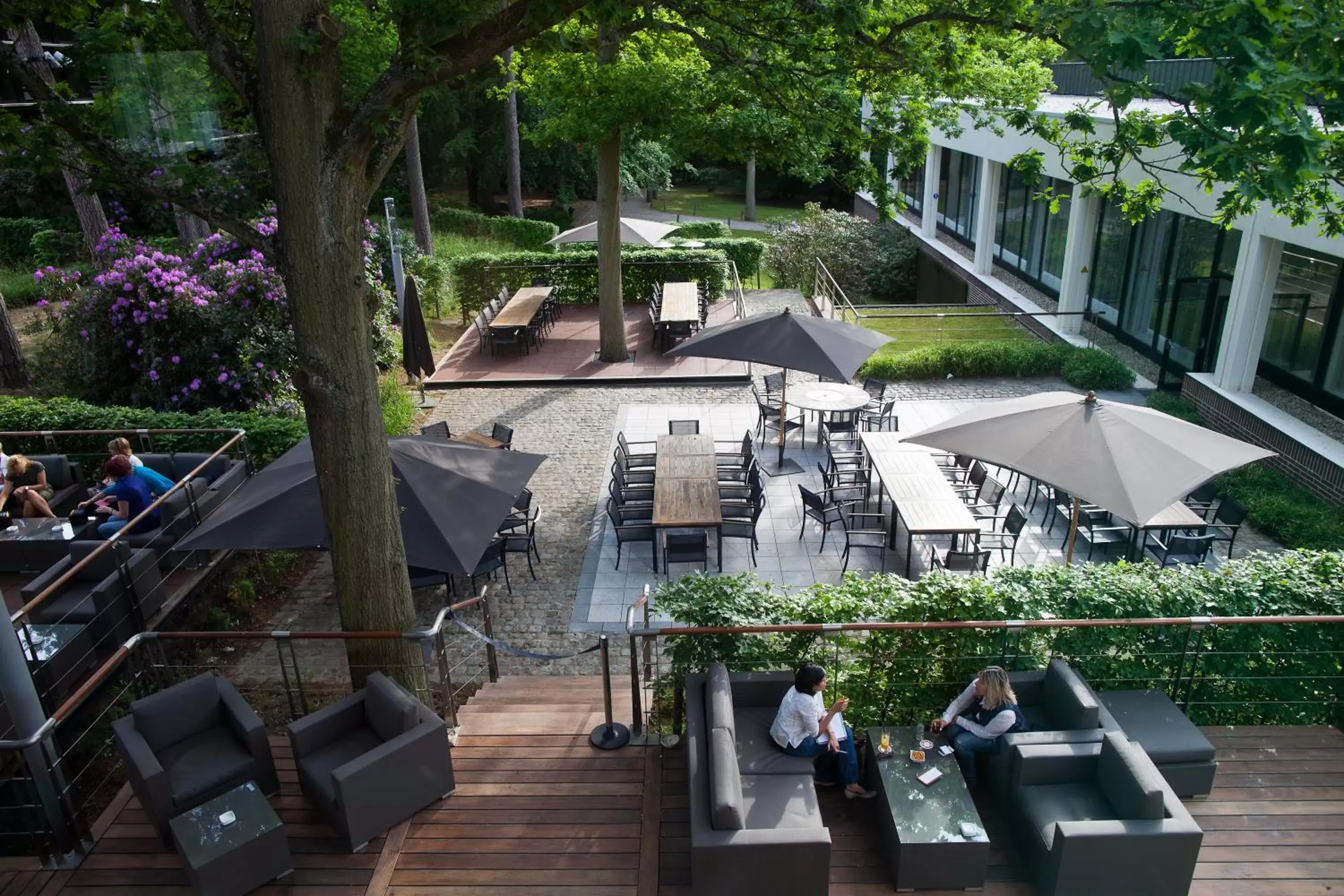 Patio in Hotel Dolce La Hulpe Brussels