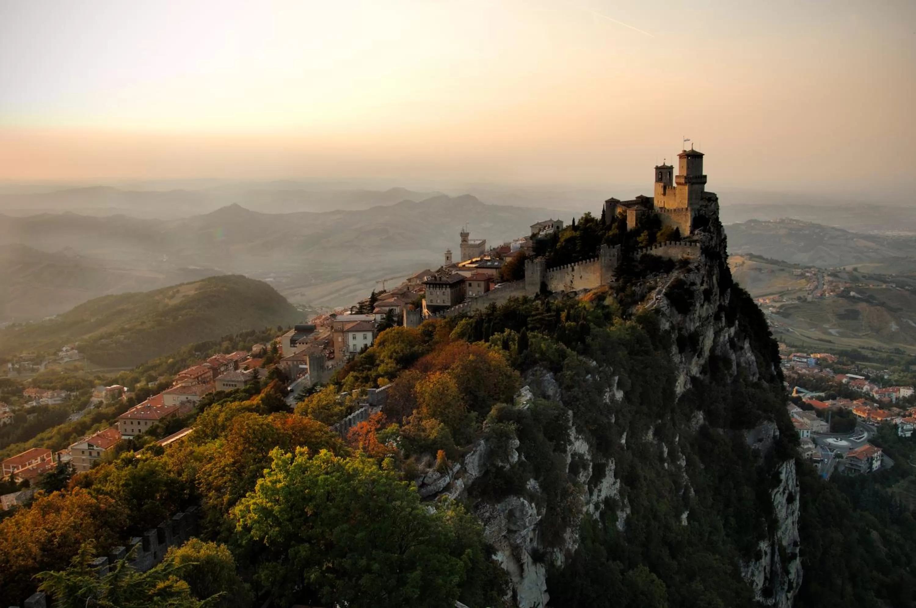 Natural landscape in Titano Suites