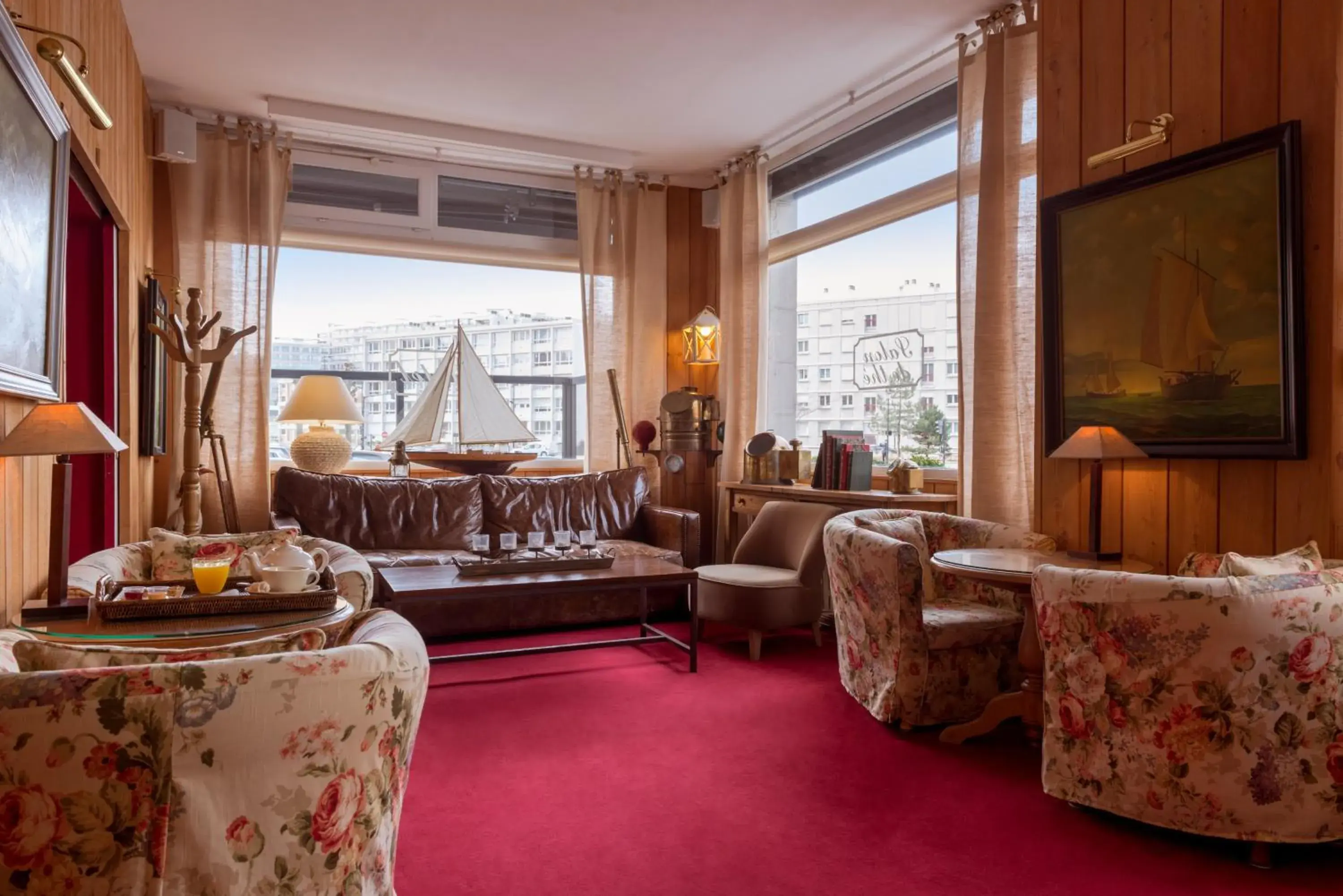 Decorative detail, Seating Area in Hotel Spa Vent d'Ouest