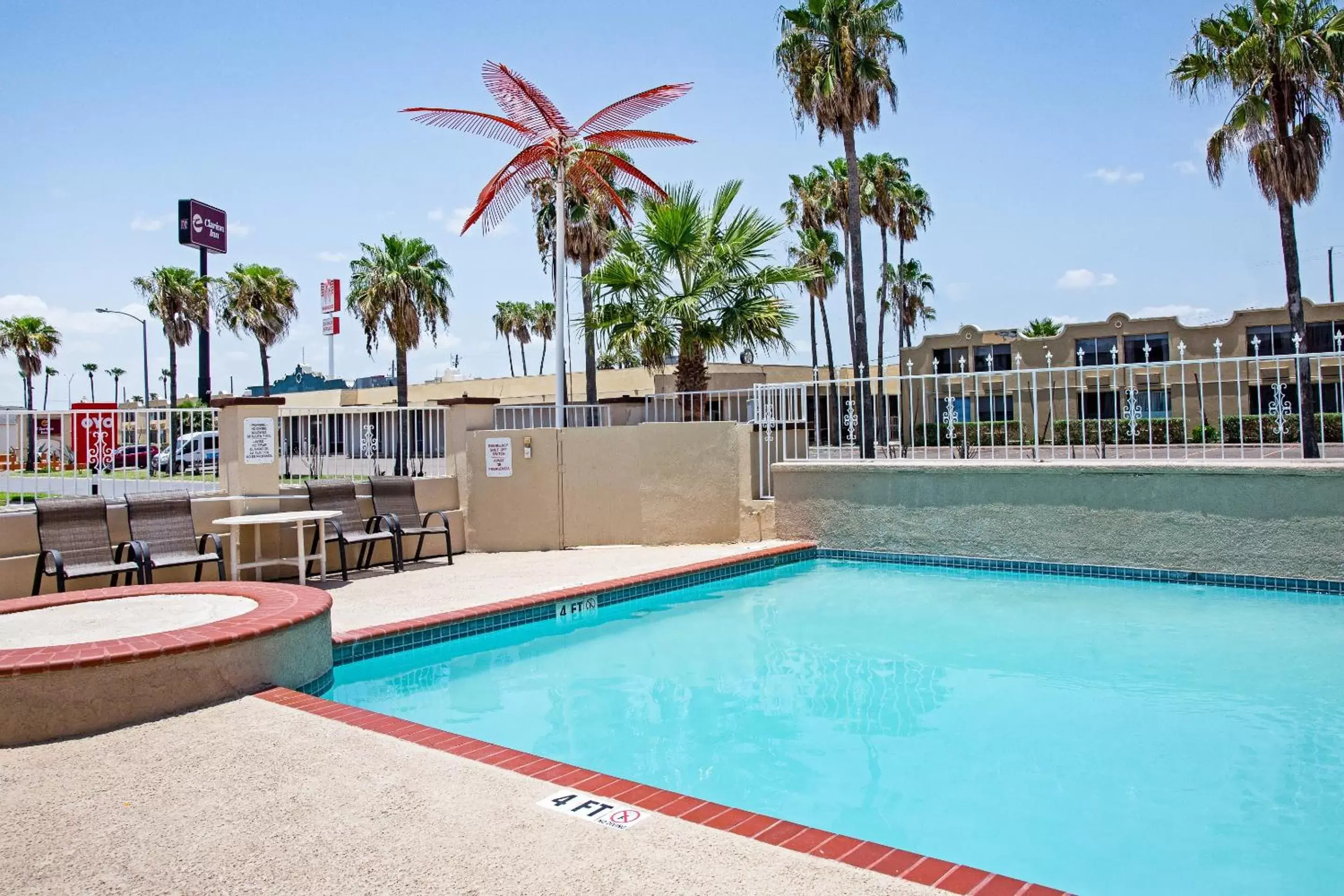 Swimming Pool in OYO Hotel McAllen Airport South