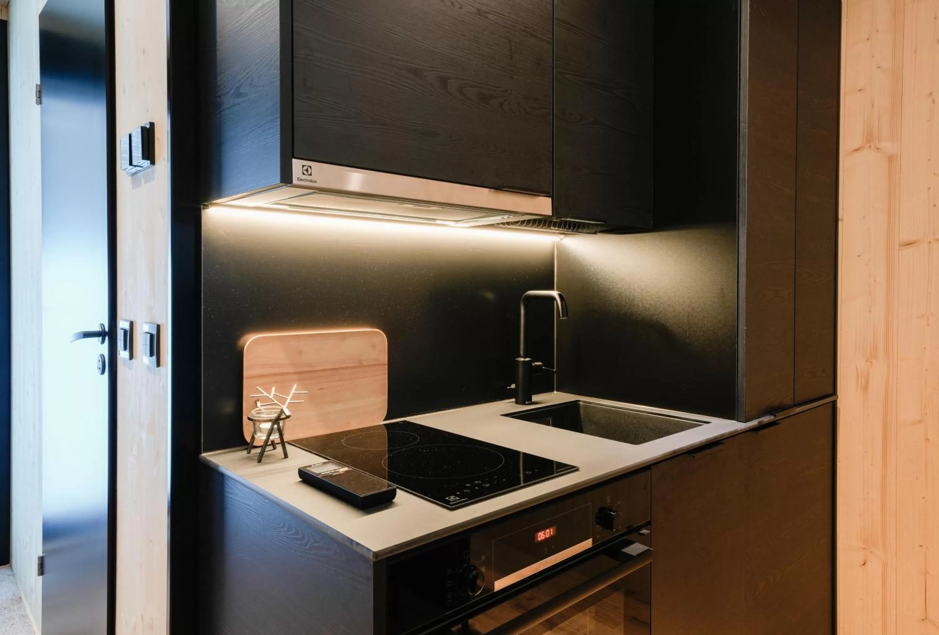 Kitchen or kitchenette in Kuuru Lakeside