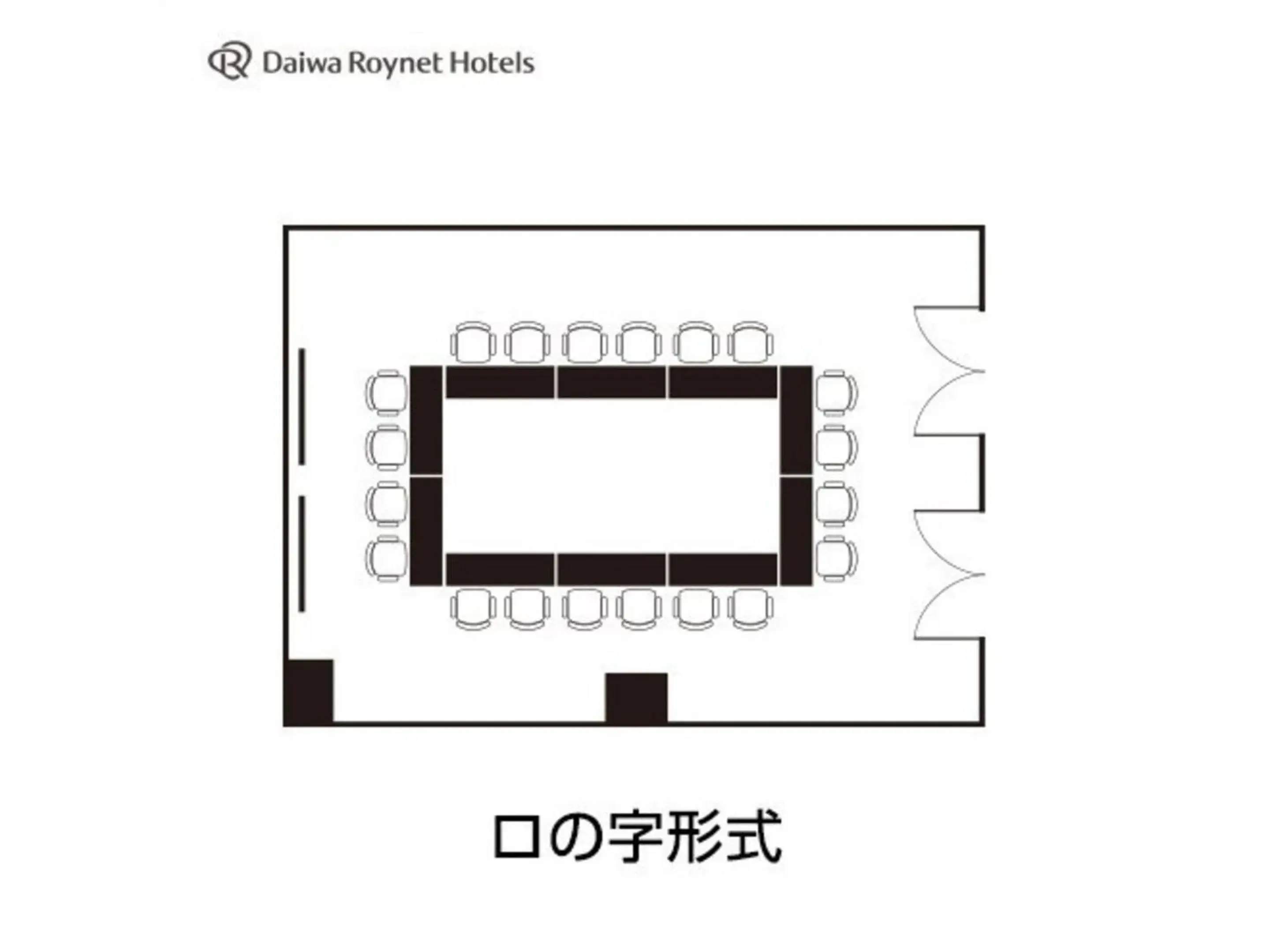 Floor Plan in Daiwa Roynet Hotel Aomori