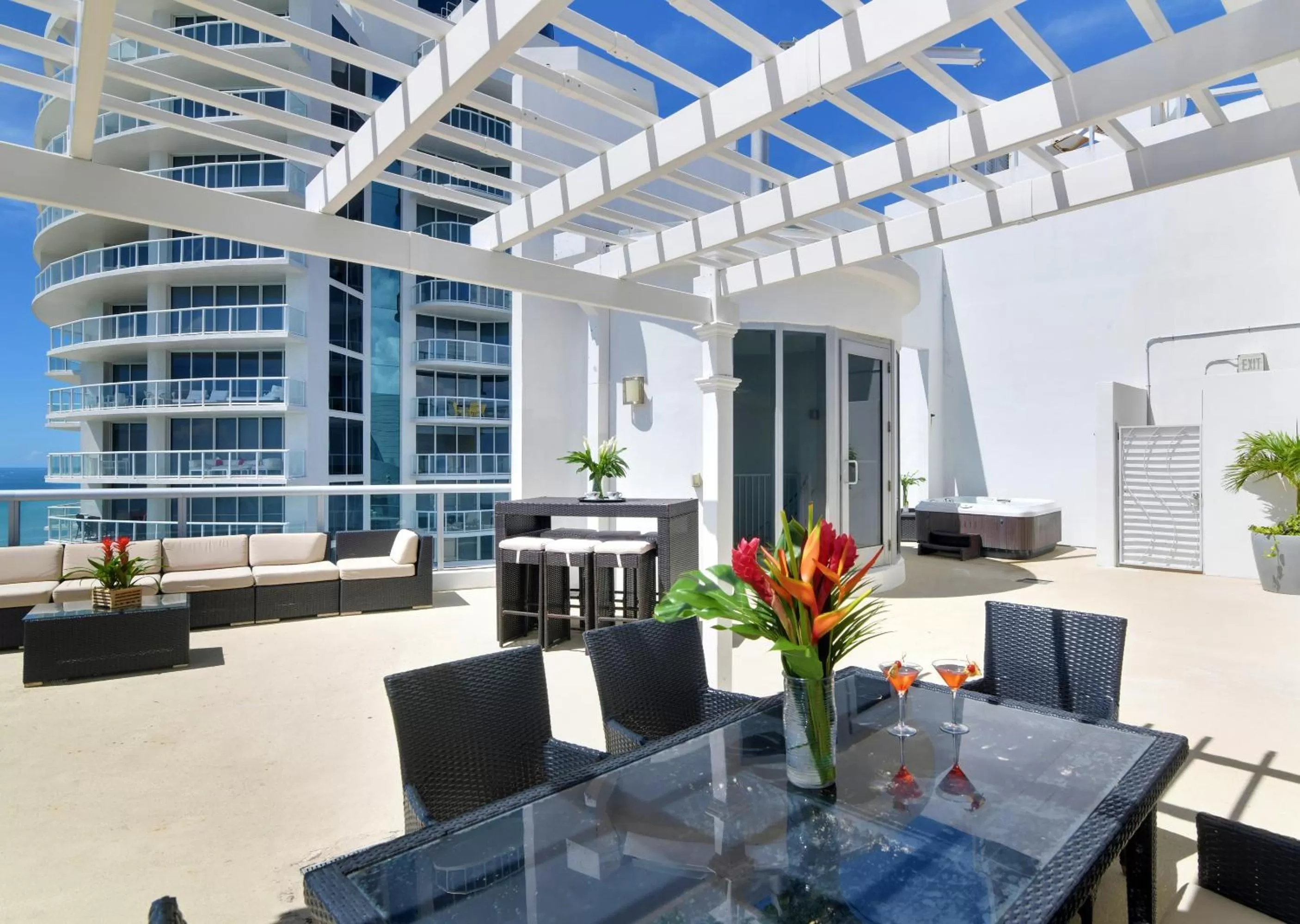 Patio in Marenas Beach Resort