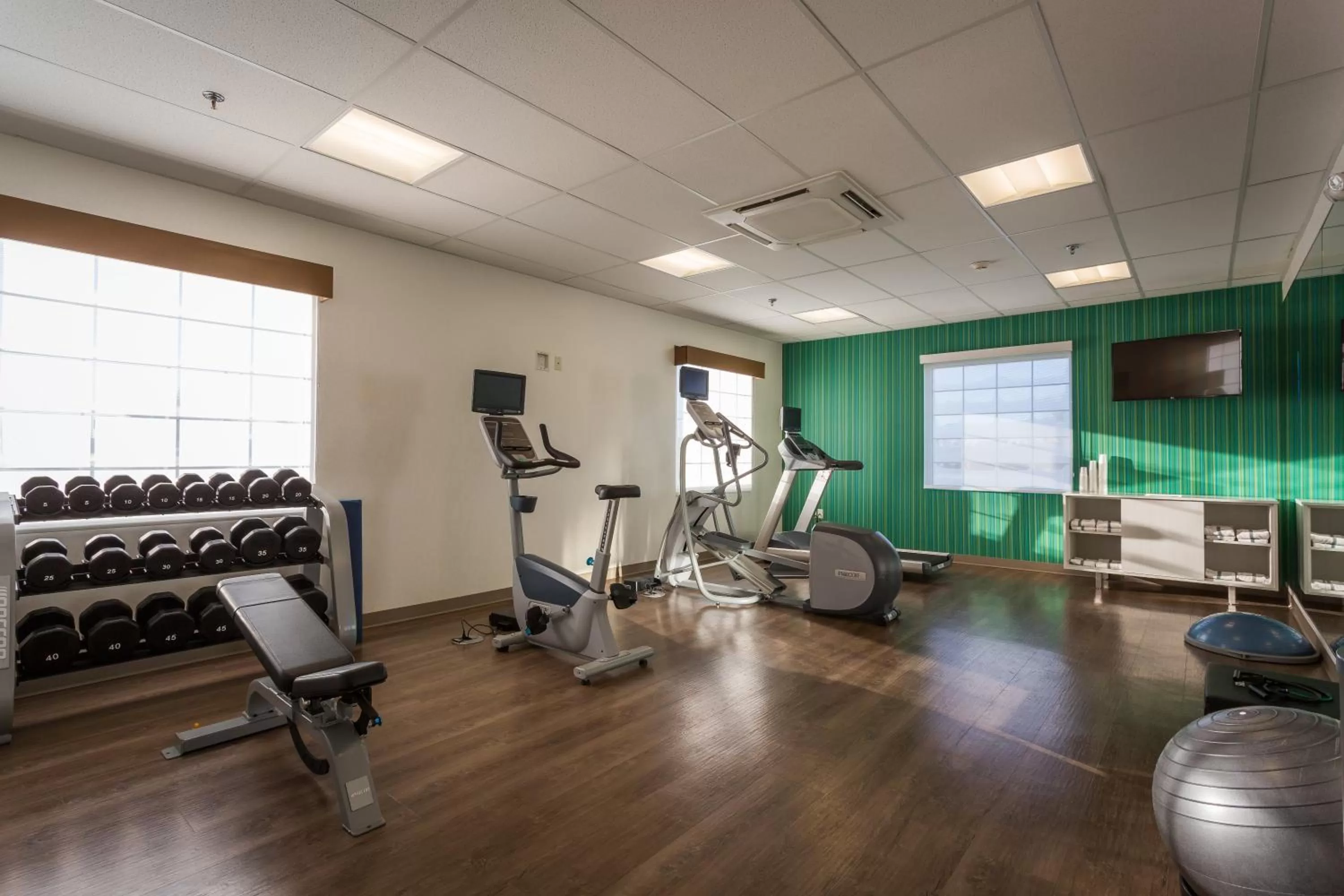 Fitness centre/facilities in Holiday Inn Express Hotel & Suites Reading by IHG