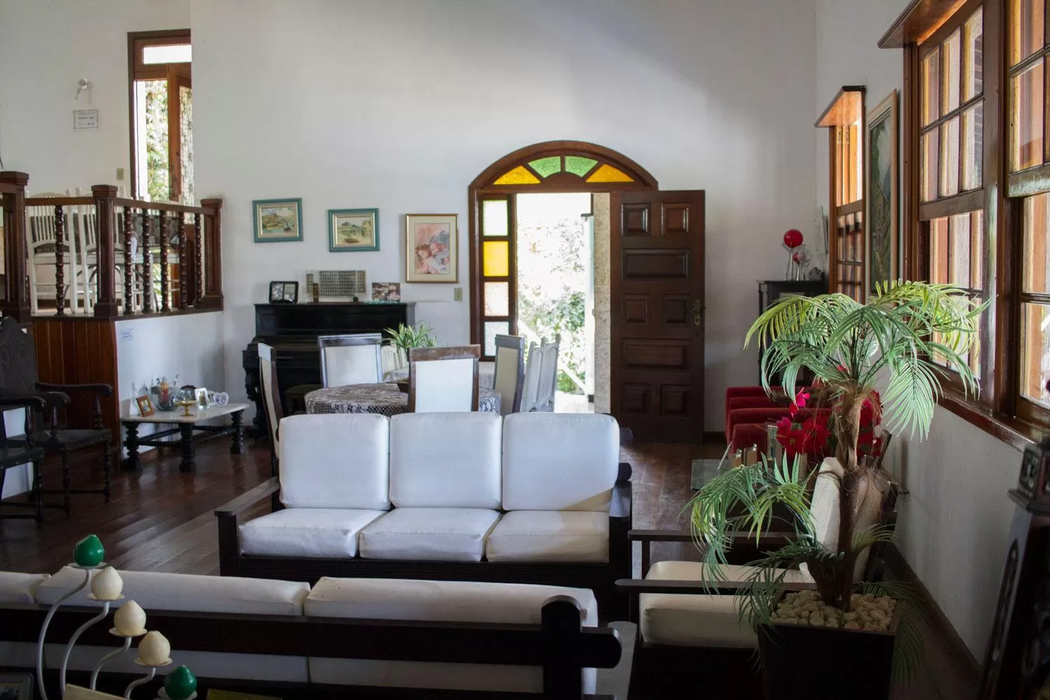 Living room in Pousada Lagoa