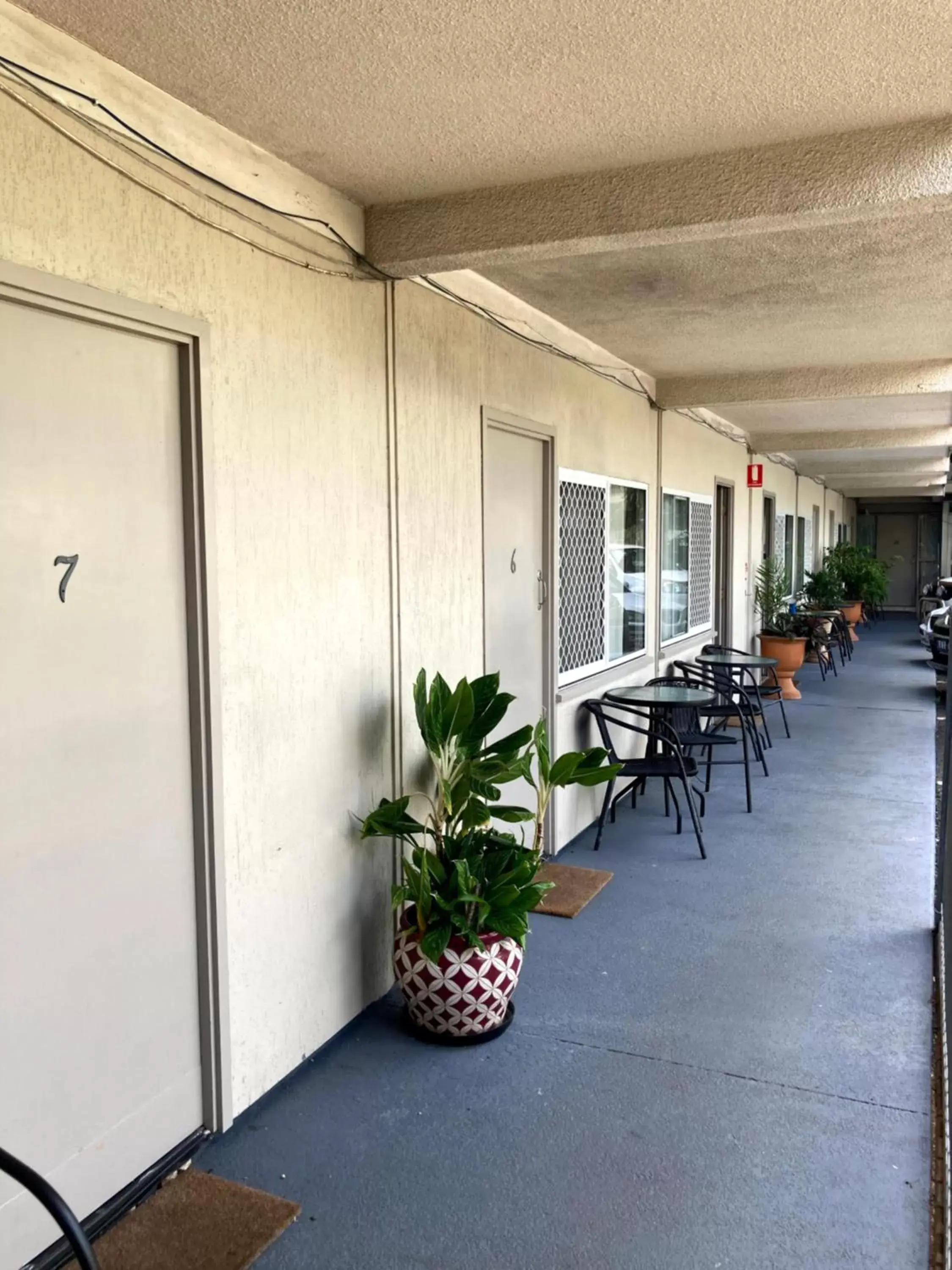 Balcony/Terrace in Cairns City Motel