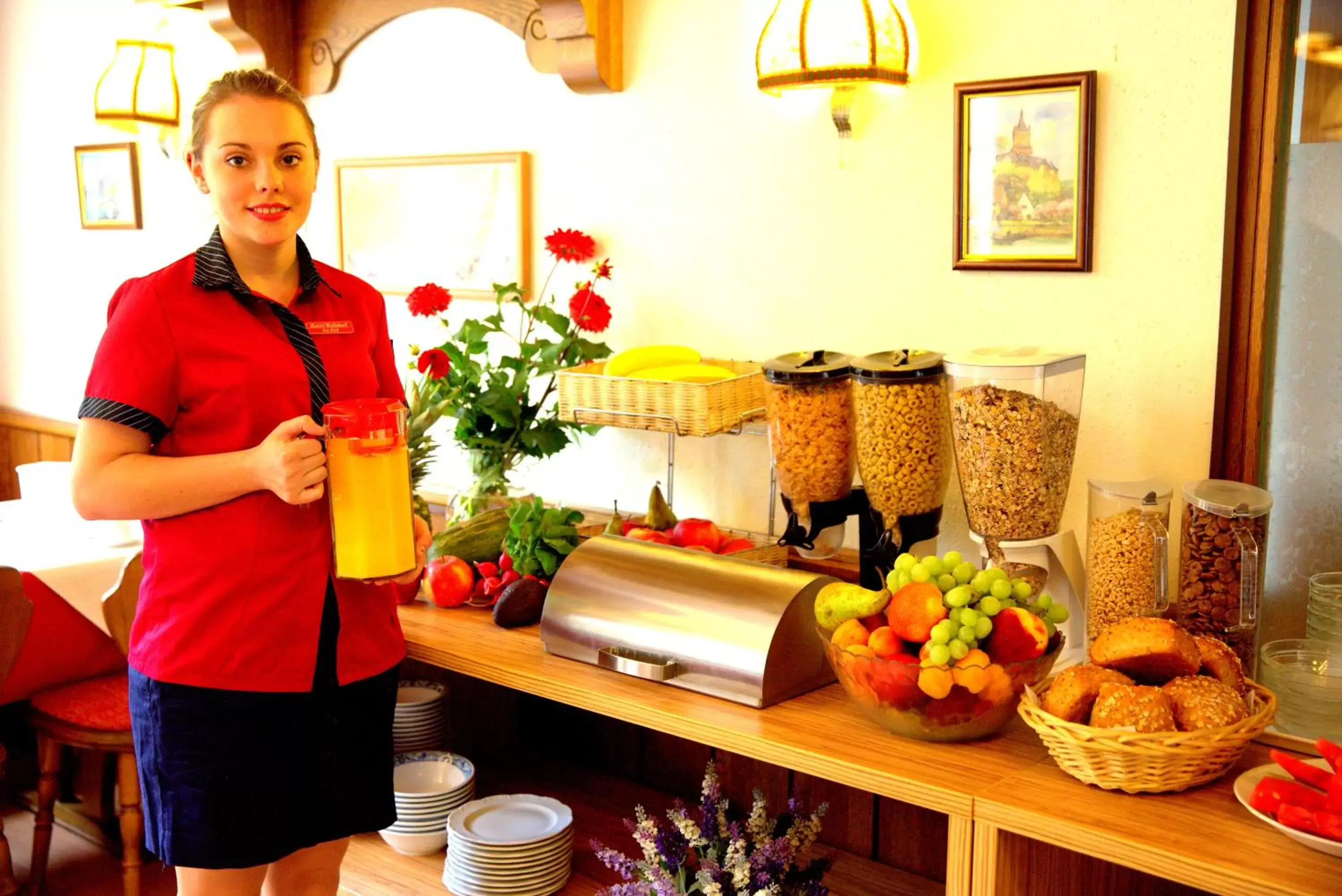 People, Food in Airport Hotel Walldorf