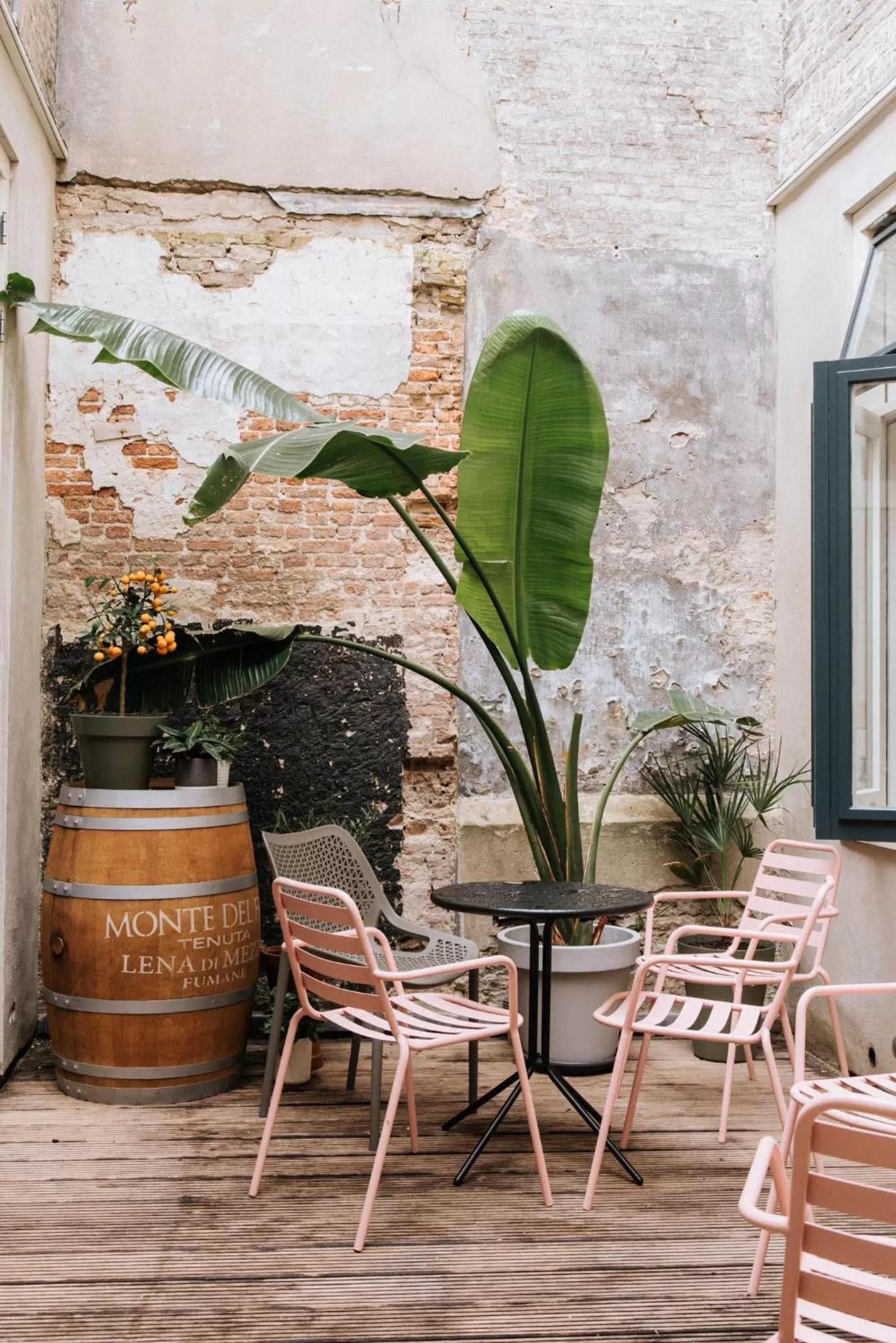 Balcony/Terrace in Stadshotel Steegoversloot