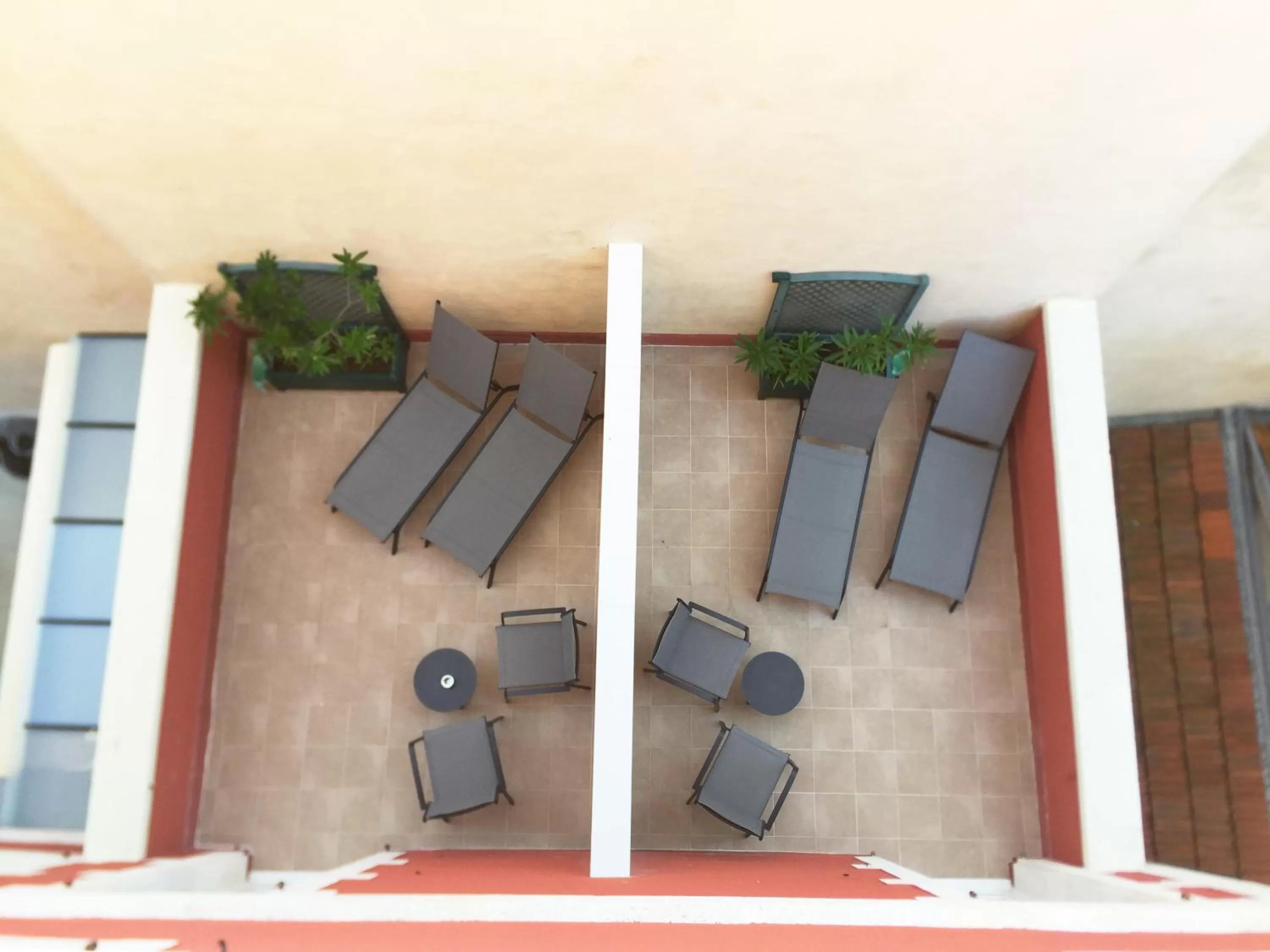 Balcony/Terrace in Hôtel & Espace Bien-être La Maison du Lierre