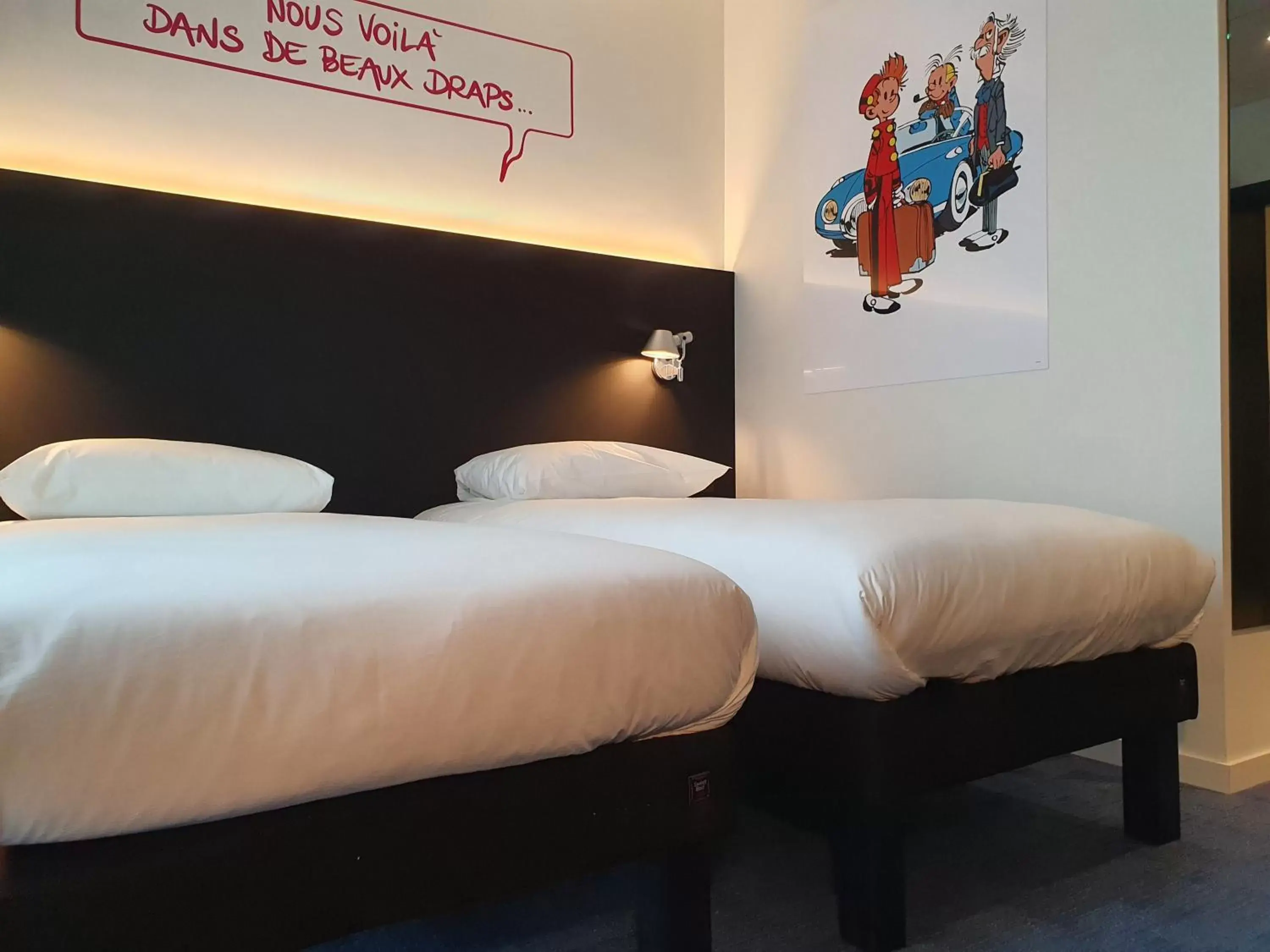 Bed in ibis Styles Liege Guillemins Bed in ibis Styles Liege Guillemins