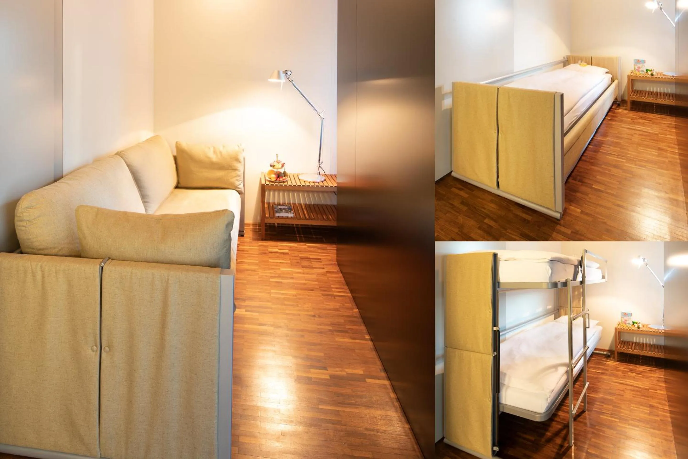 Seating area, Bed in Dasbreitehotel am Rhein