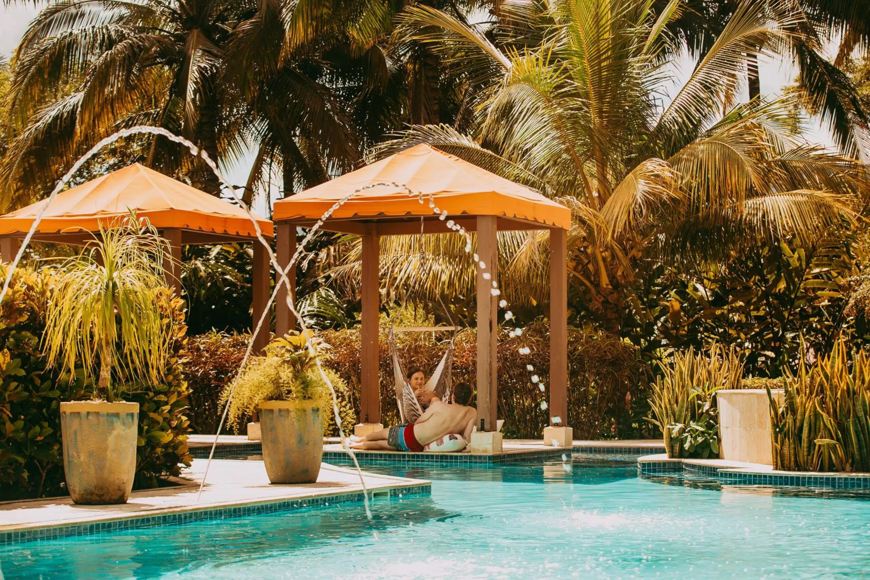 Swimming pool in Sleeping Giant Rainforest Lodge