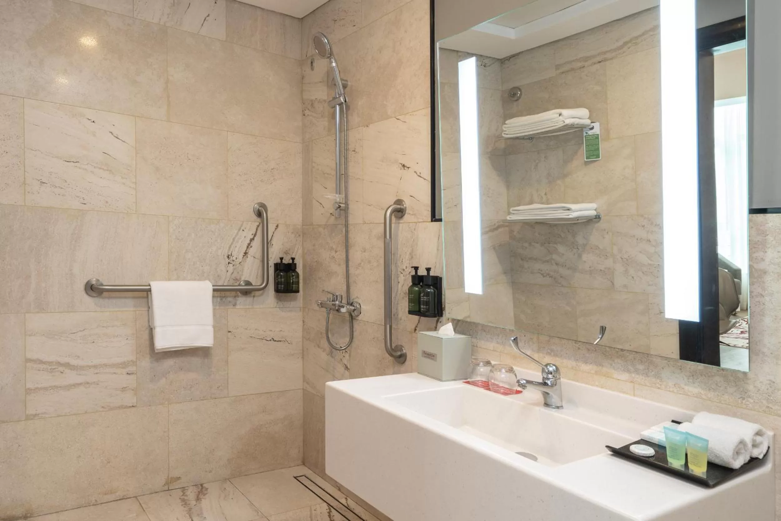 Shower in Ramada by Wyndham Dubai Barsha Heights