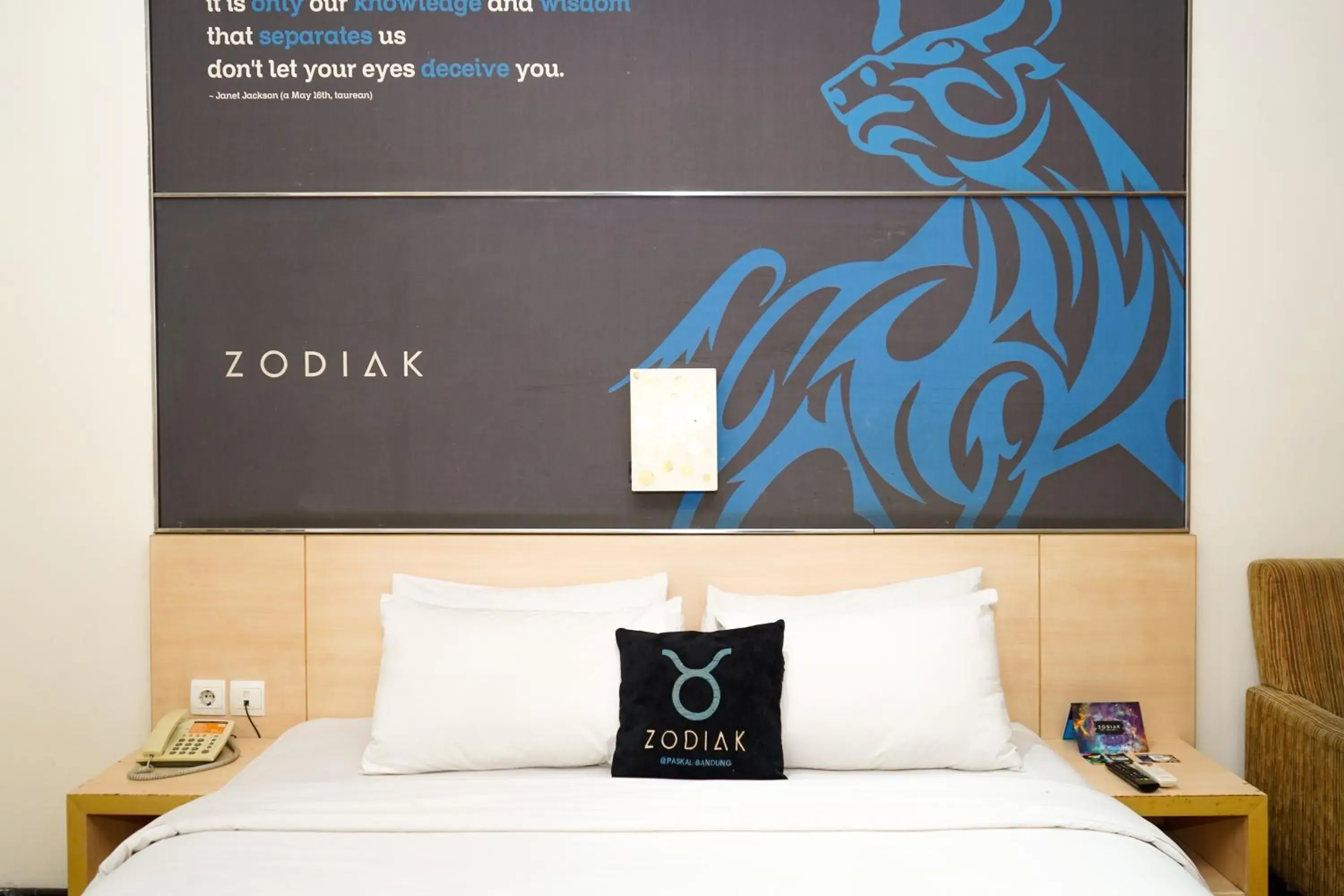 Bed in Zodiak Paskal by KAGUM Hotels