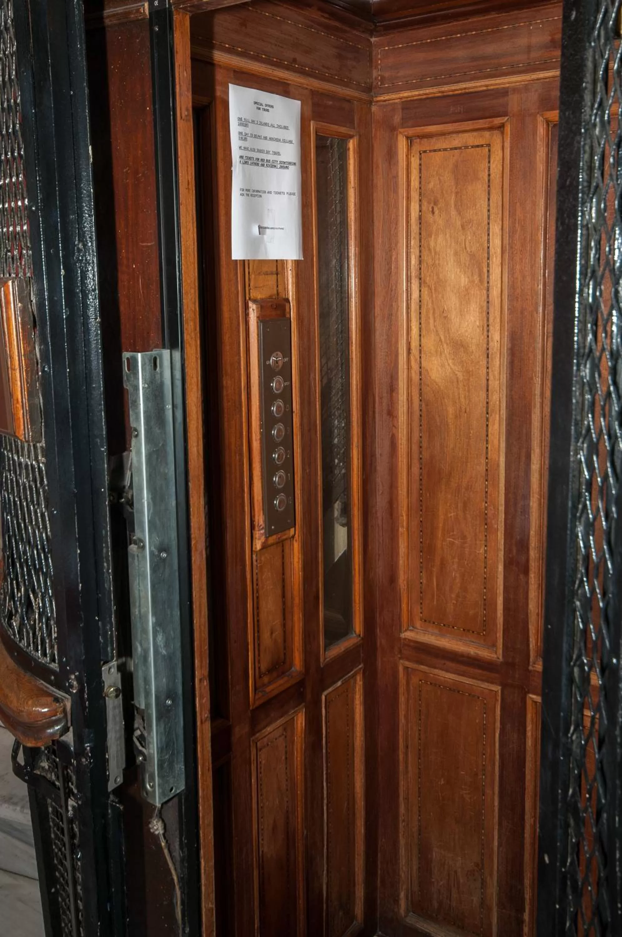 Decorative detail in Cecil Hotel