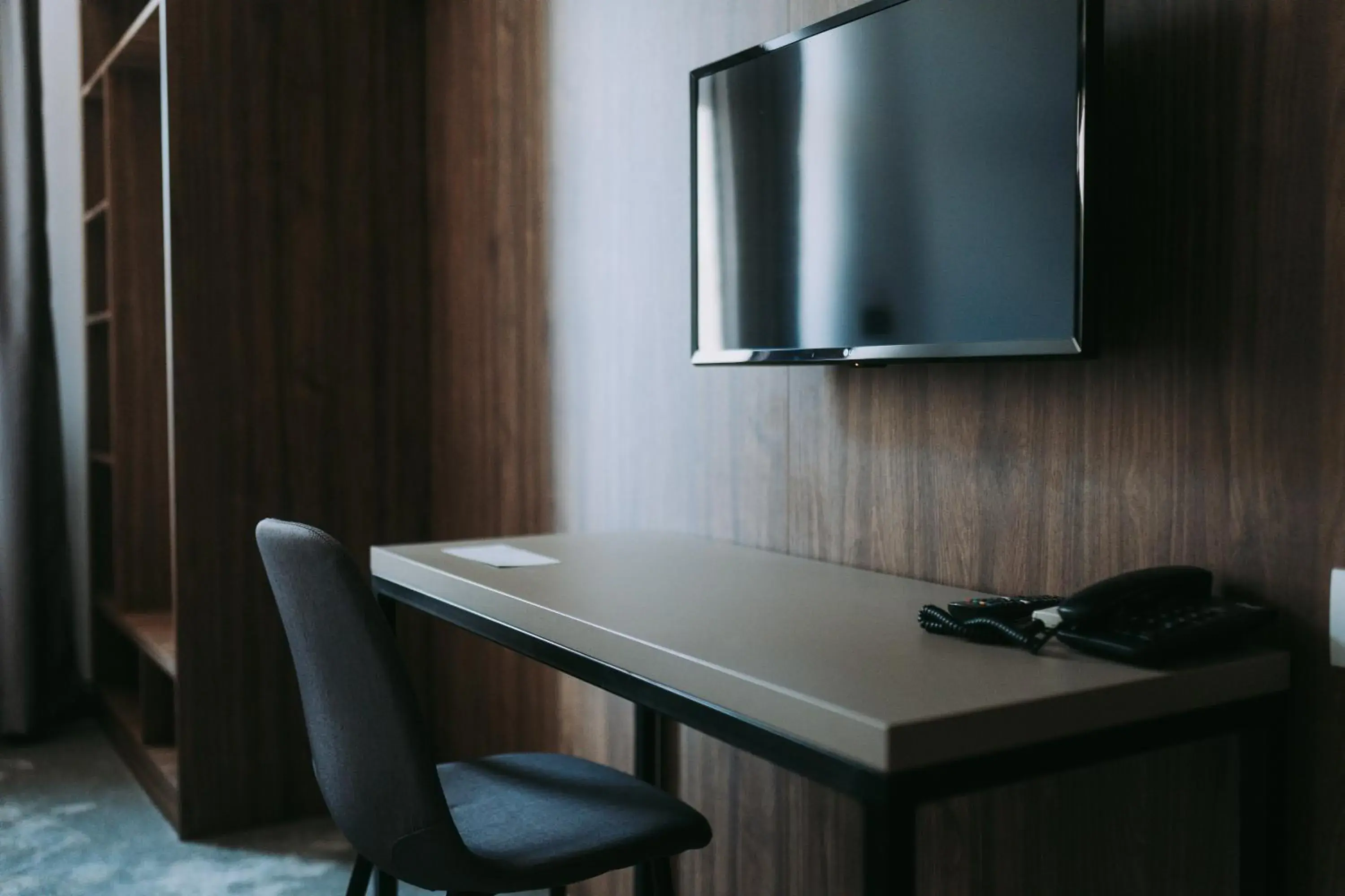 Decorative detail, TV/Entertainment Center in Hotel Sliško