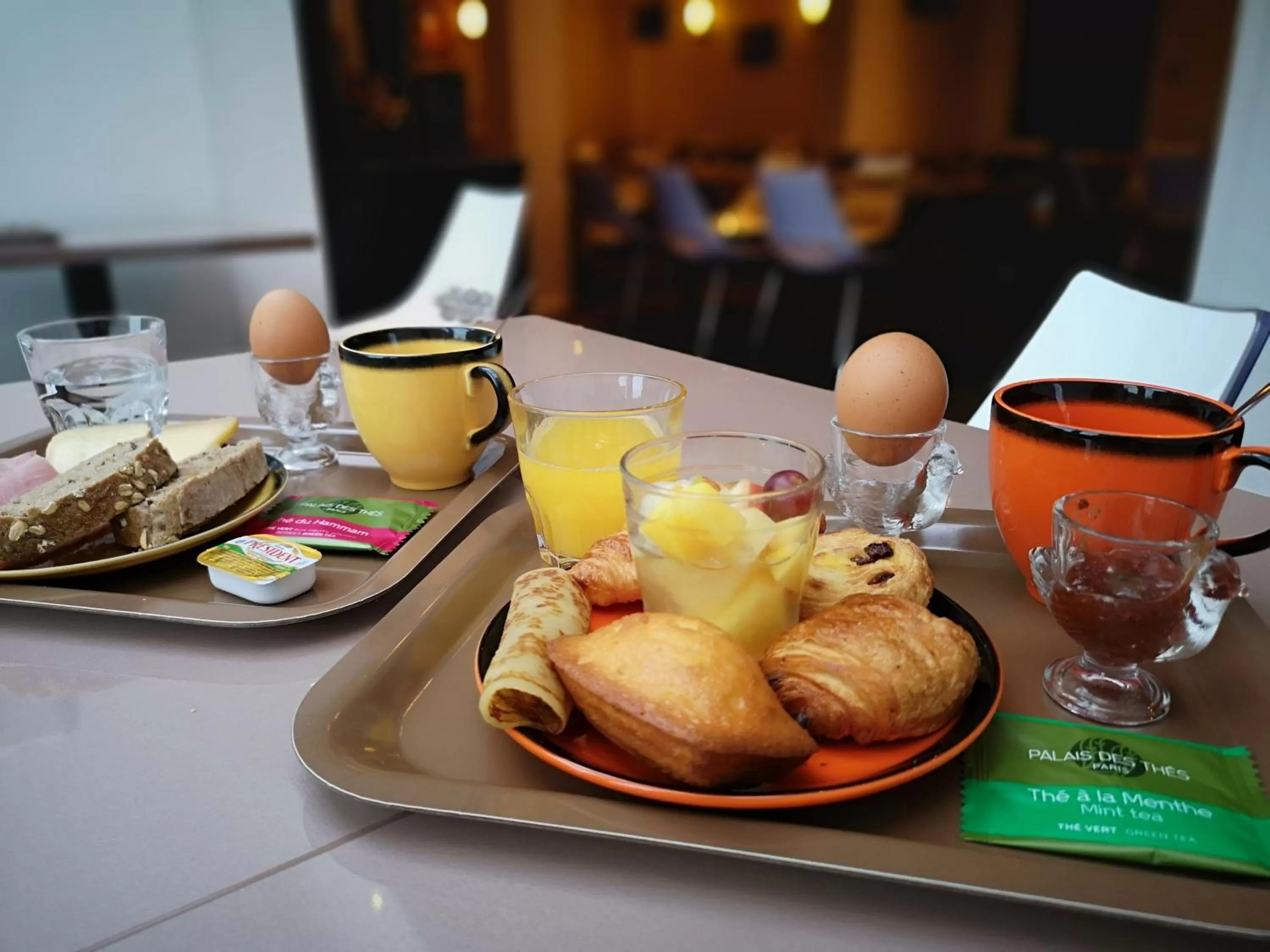 Continental breakfast in ibis Styles Rennes Centre Gare Nord