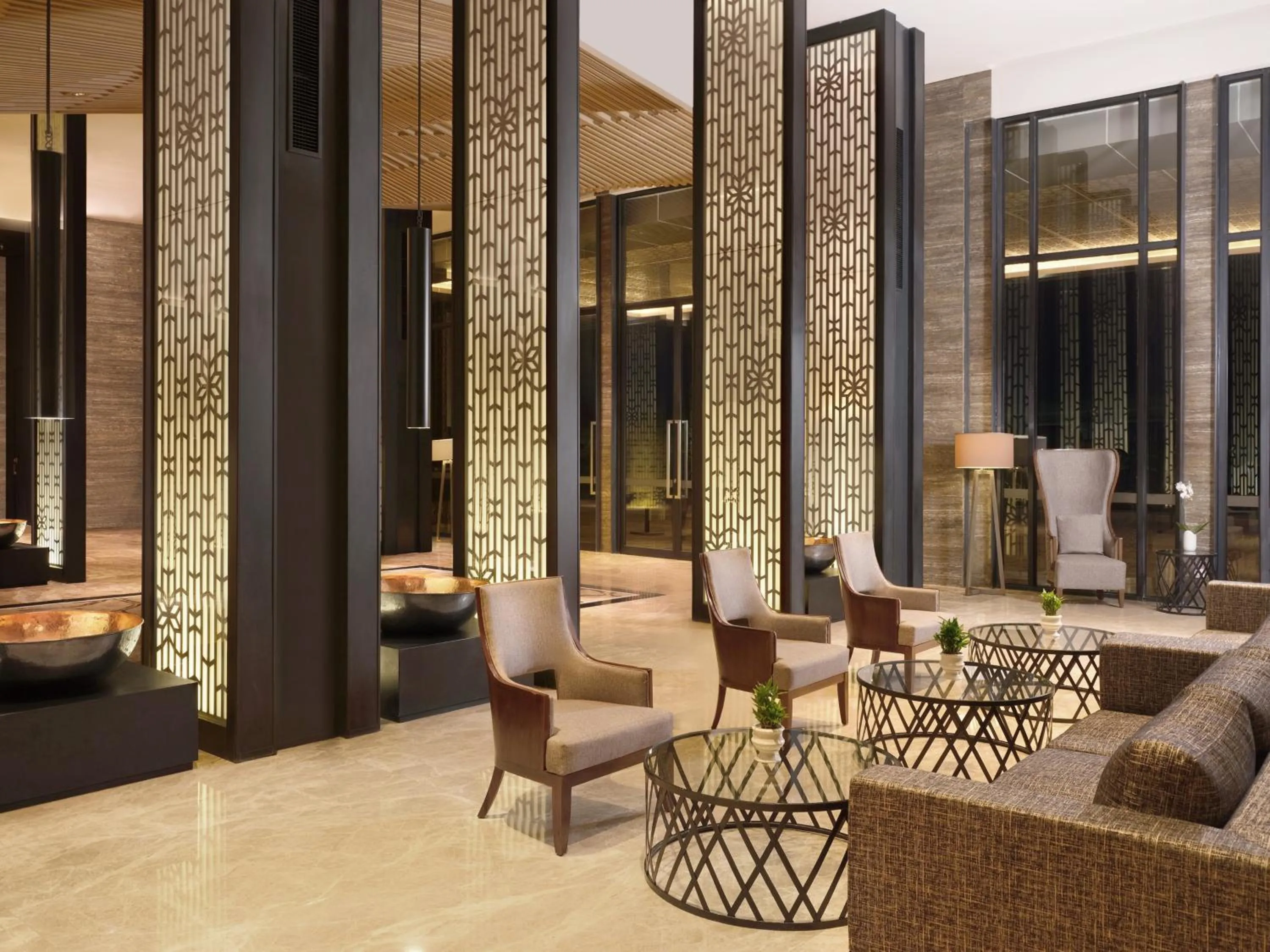 Lobby or reception in Hotel Santika Premiere Bandara Palembang