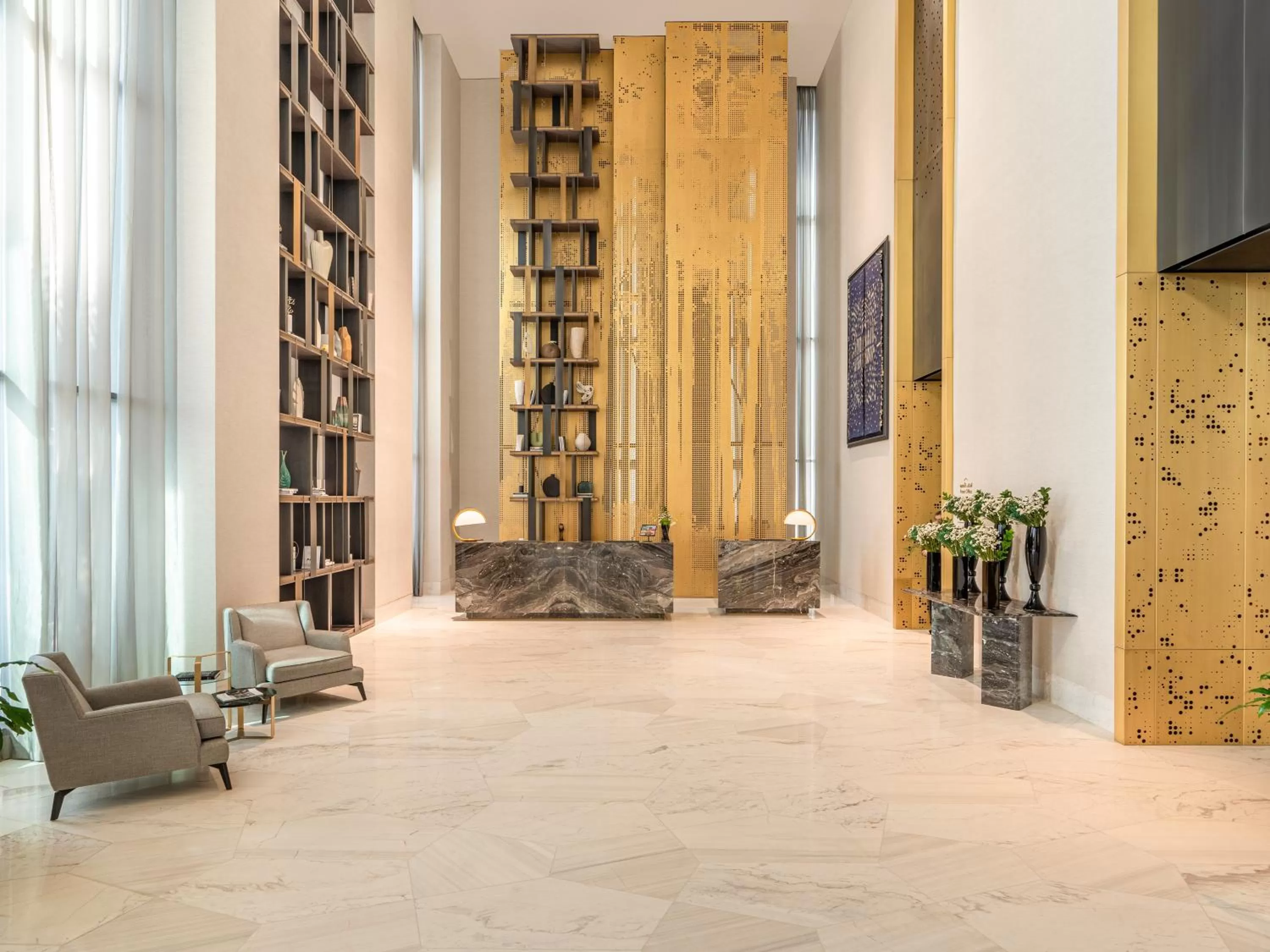 Lobby or reception in Fairmont Ramla Riyadh