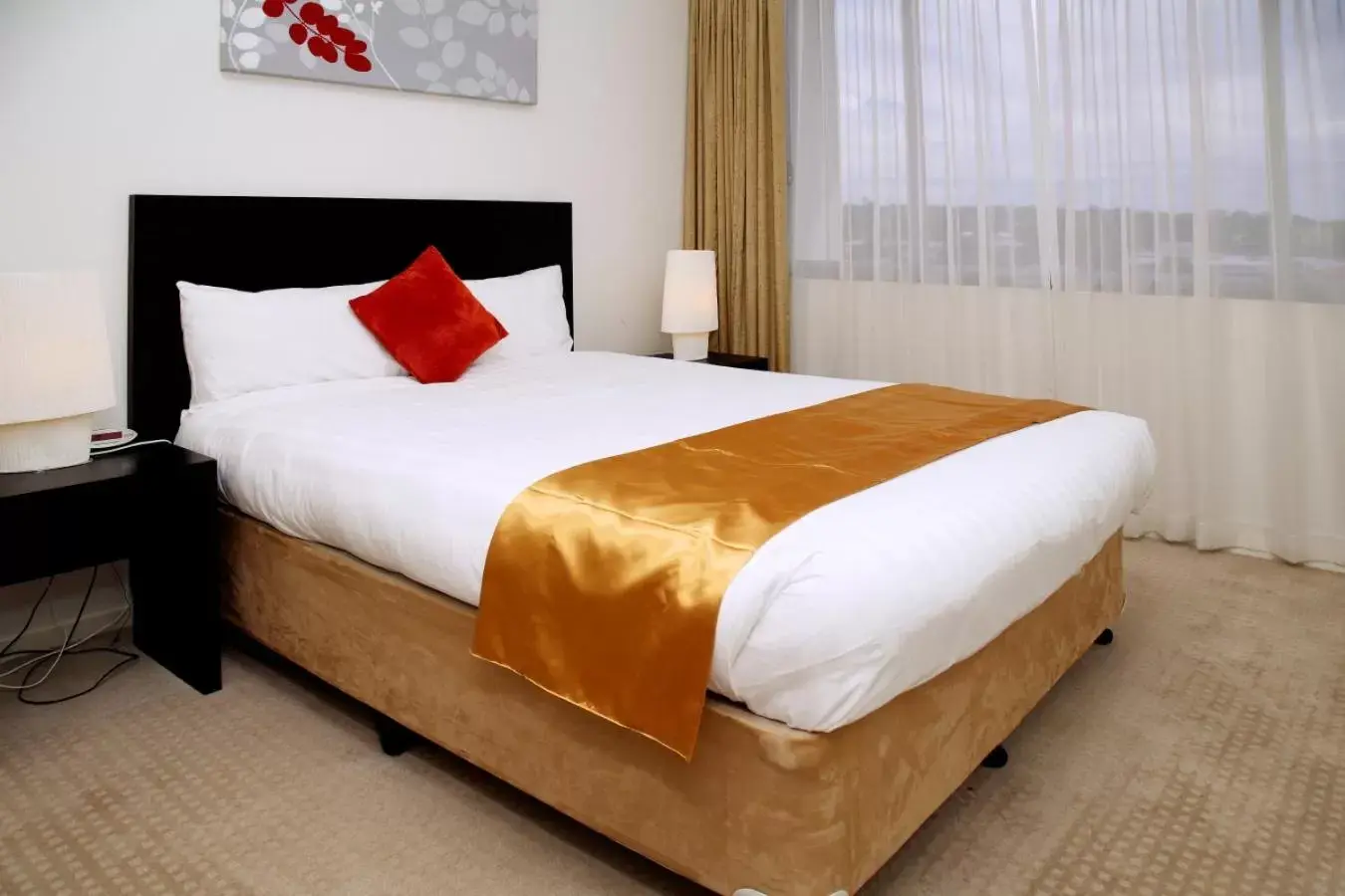 Bed in Toowoomba Central Plaza Apartment Hotel