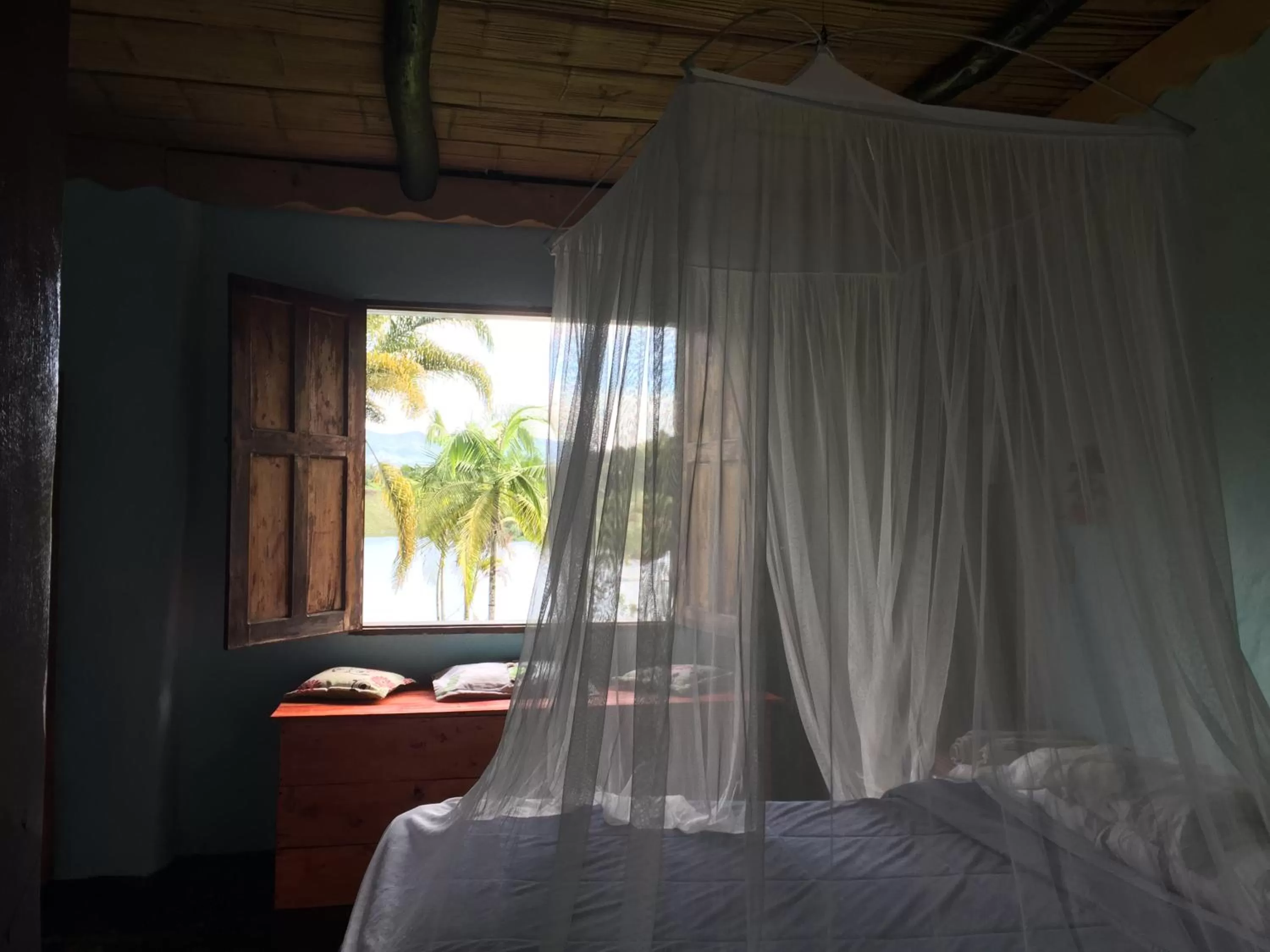 Bed in Casa finca típica the lake hotel