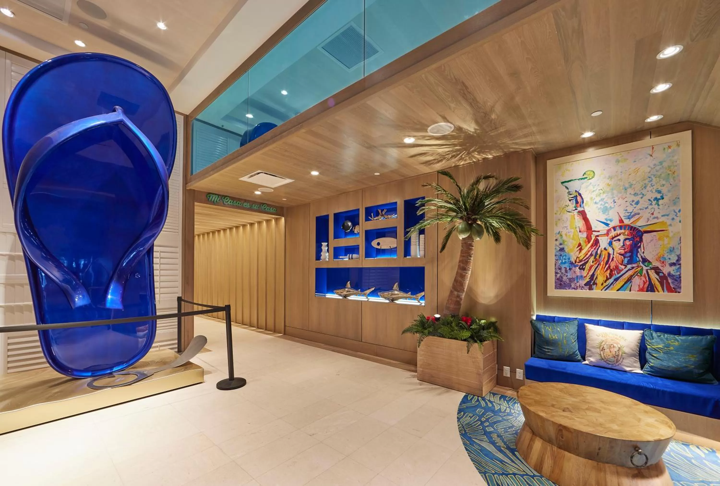 Seating area in Margaritaville Resort Times Square