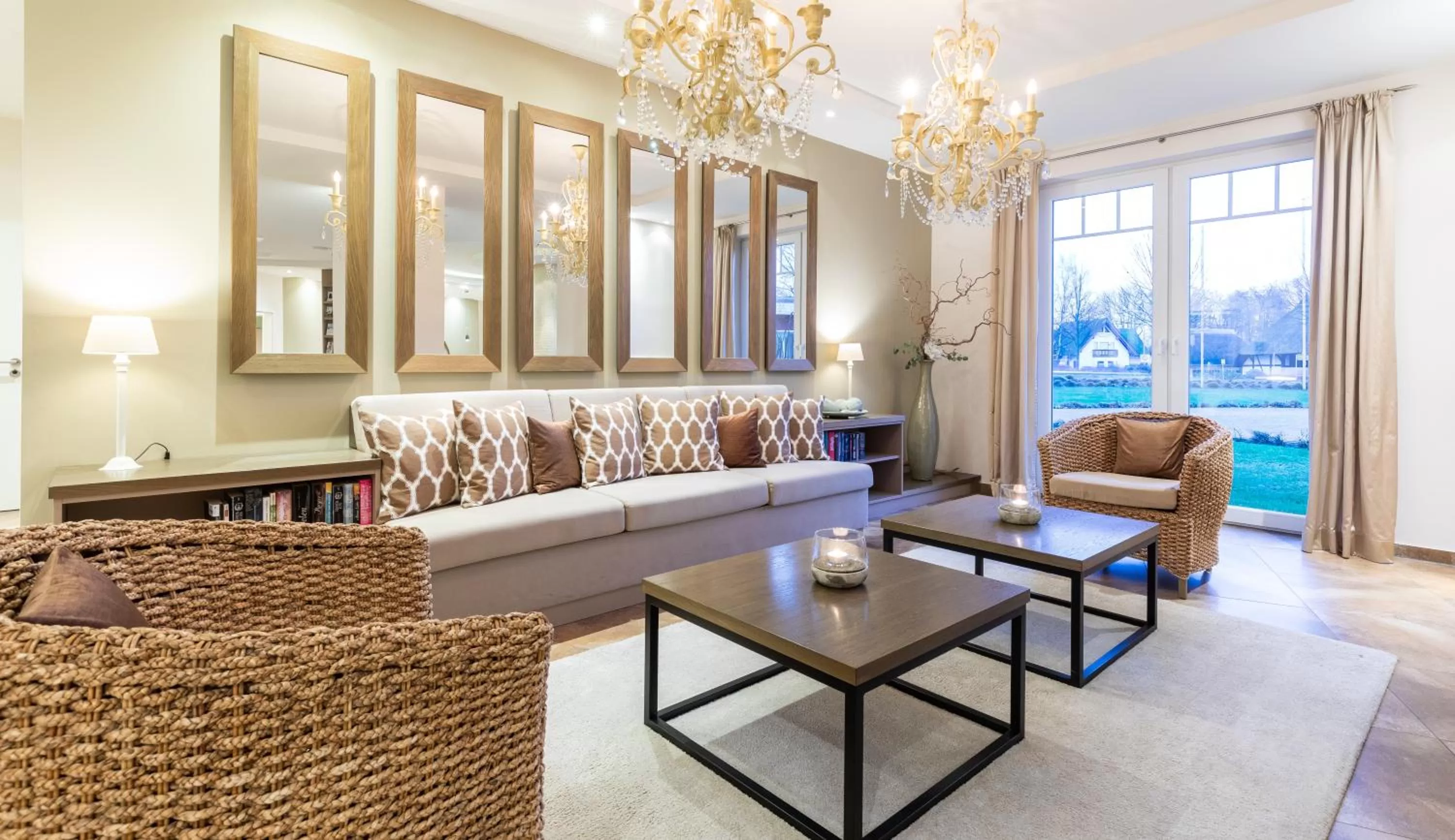 Lobby or reception in Strandhafer Aparthotel