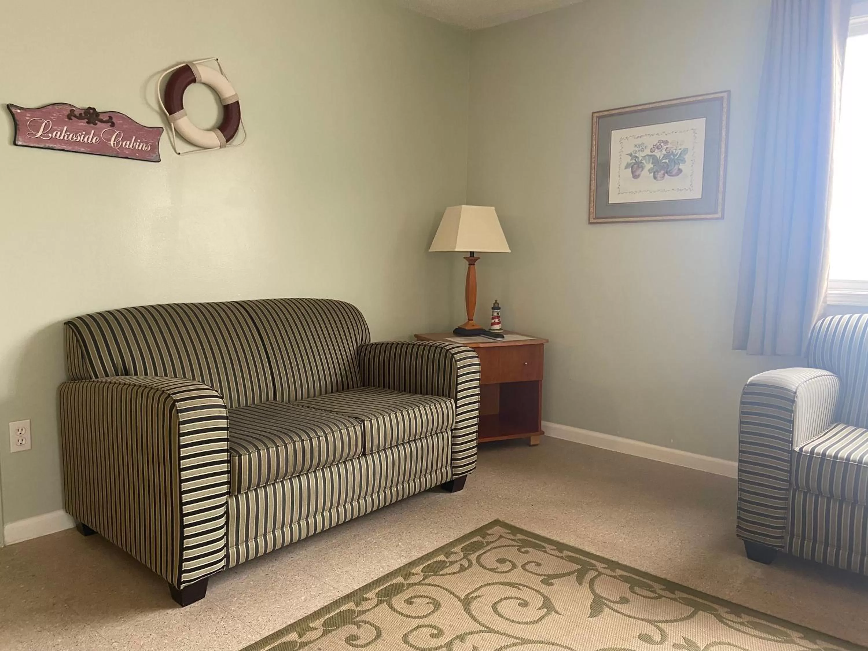 Living room, Seating Area in Gold Coast Family Cottages